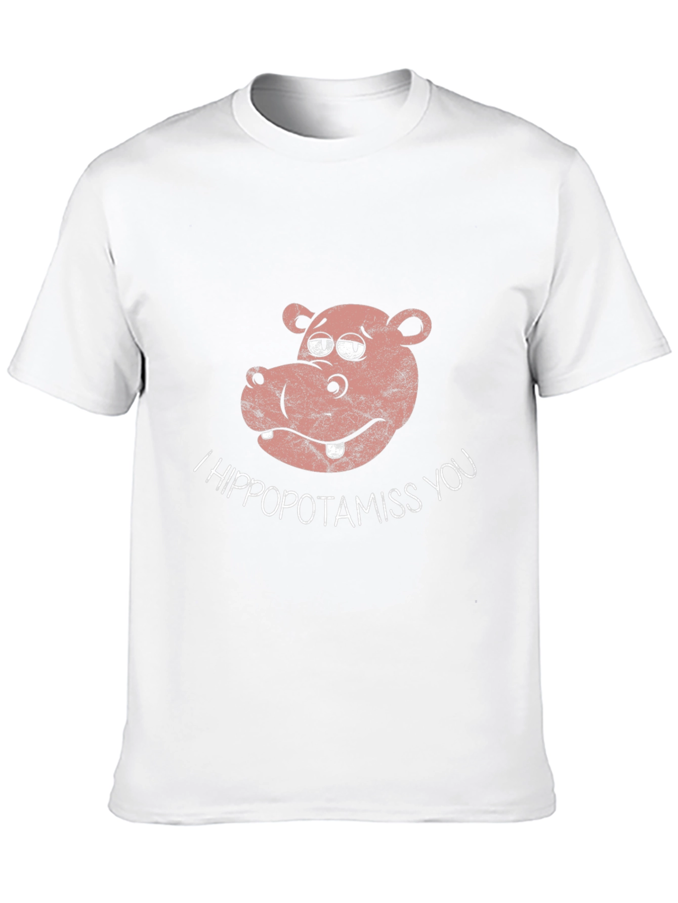 Black I Hippopotamiss You Black T-Shirt view 10