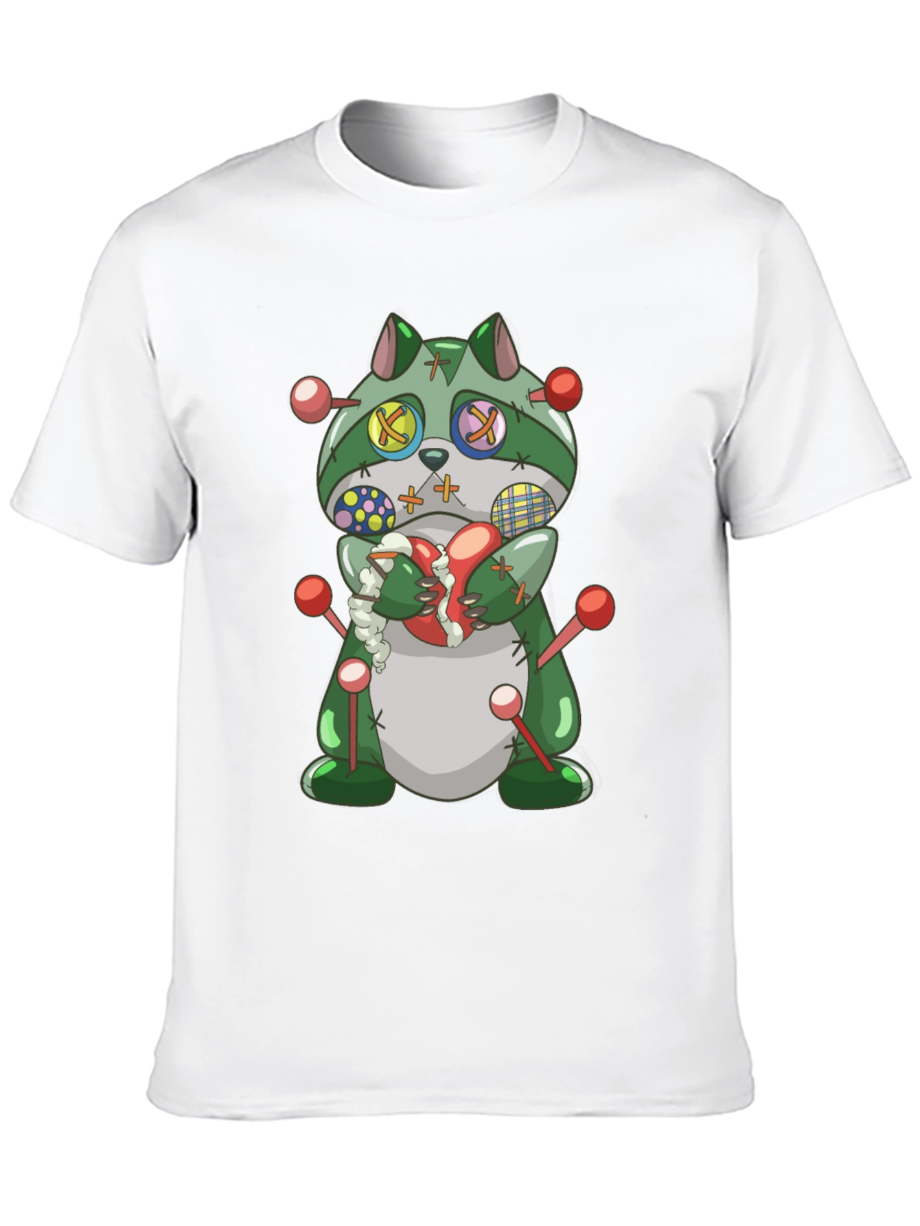 Black Voodoo Raccoon T-Shirt view 10