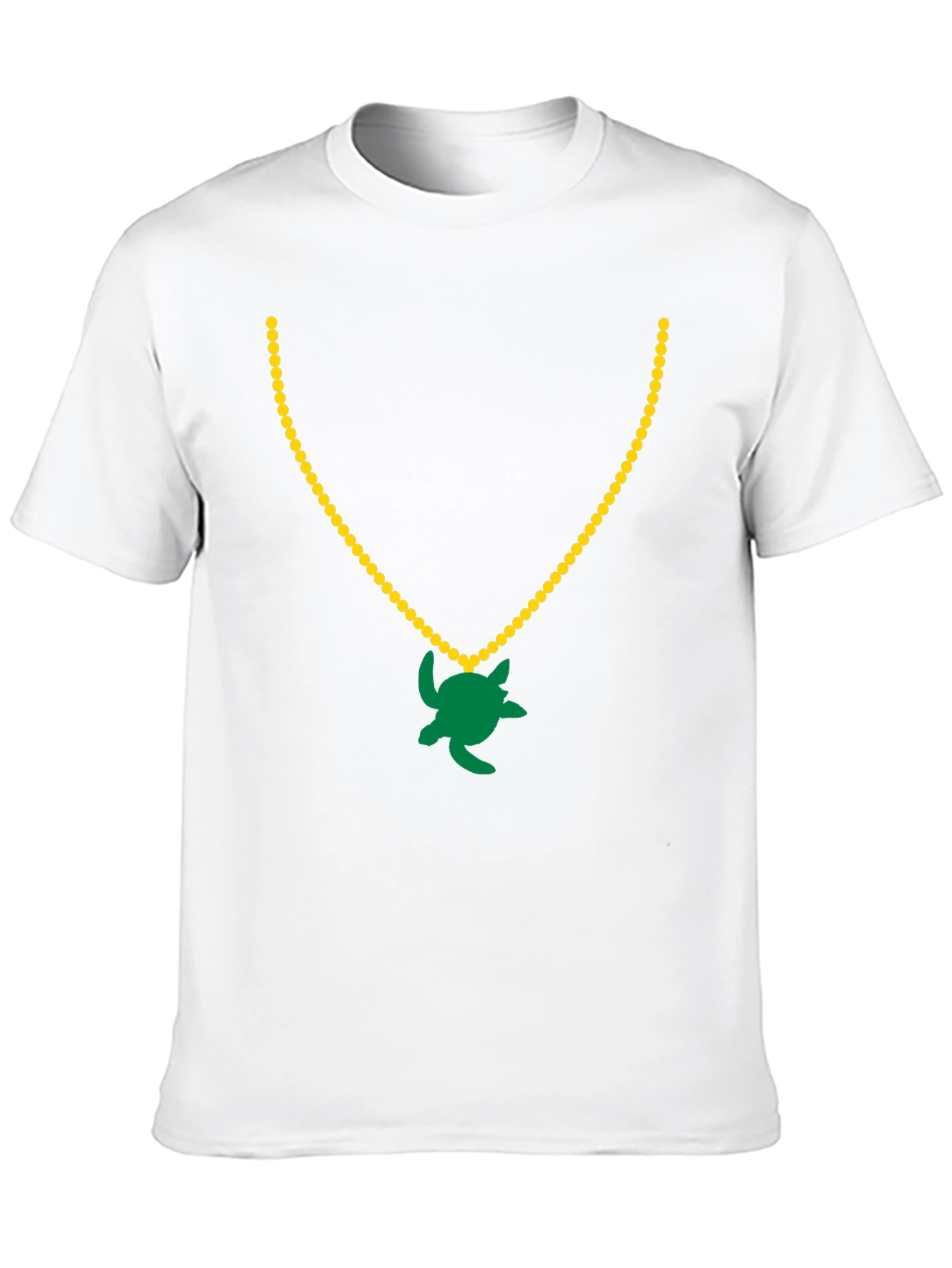 Black Turtle Pendant Black T-Shirt view 10