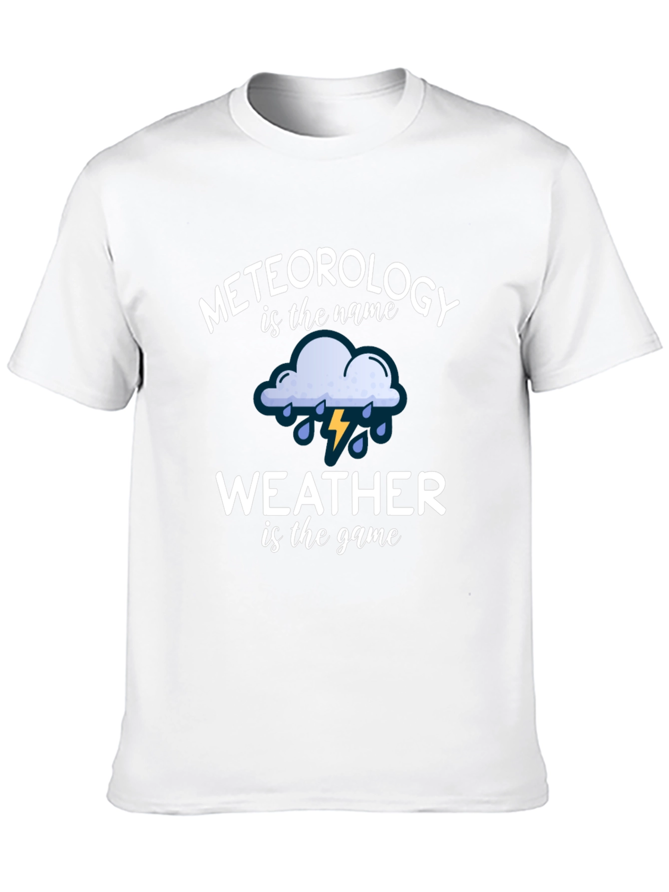 Black Meteorology Weather Graphic Novelty Tee view 10