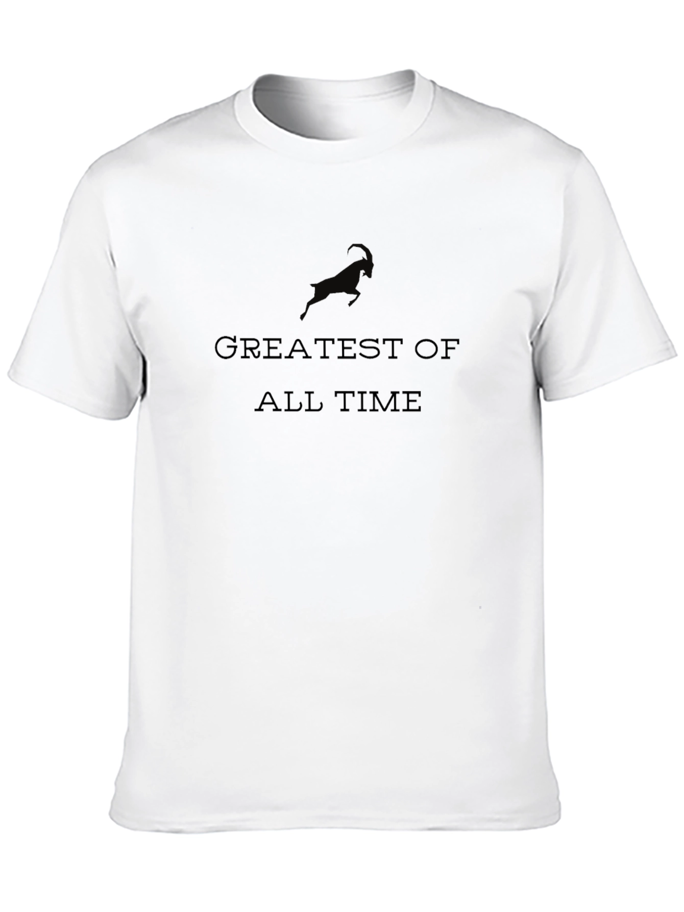 Black Greatest of All Time Black Graphic Tee view 10