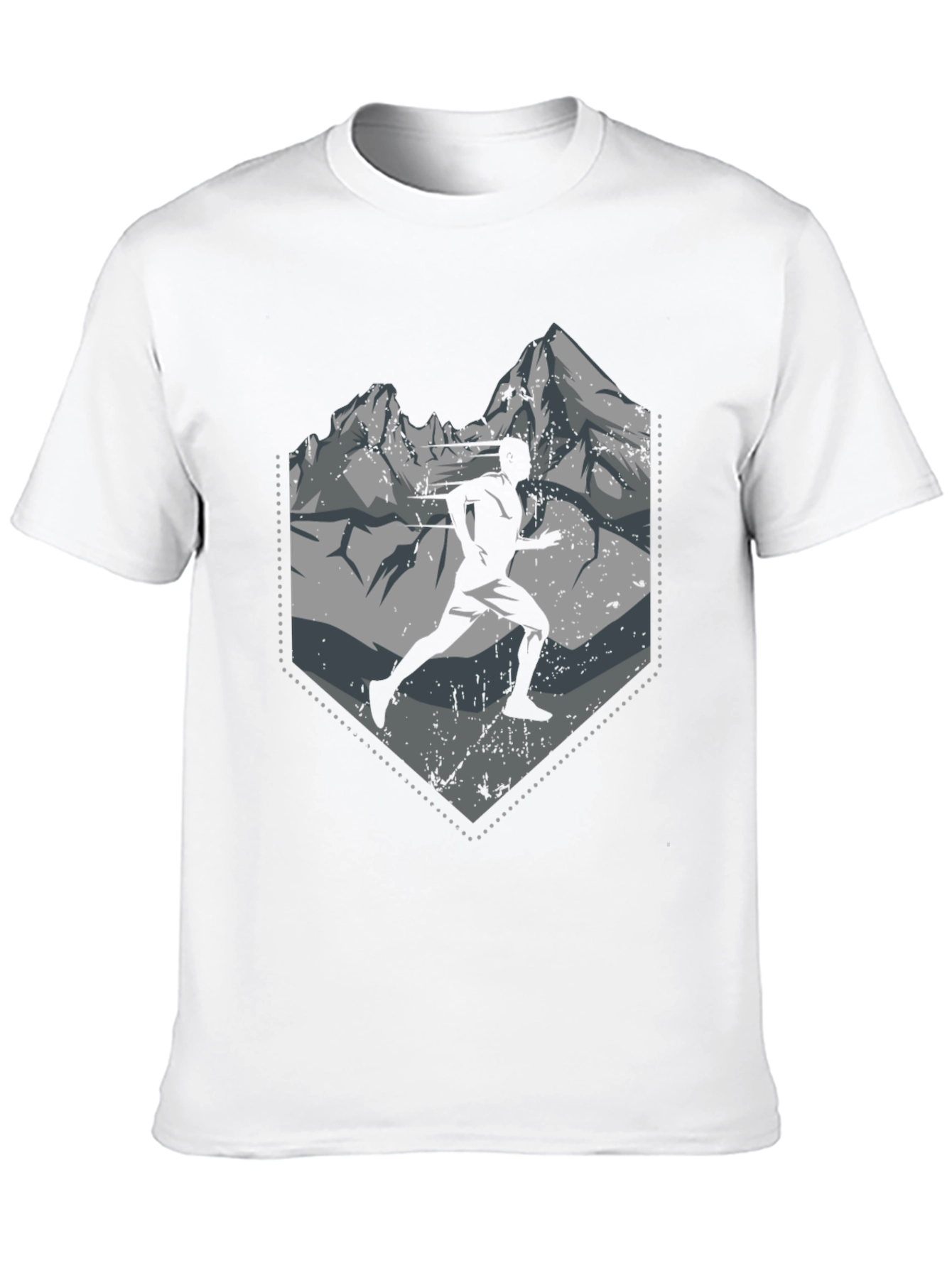 Black Mountain Runner Graphic Tee - Black view 10