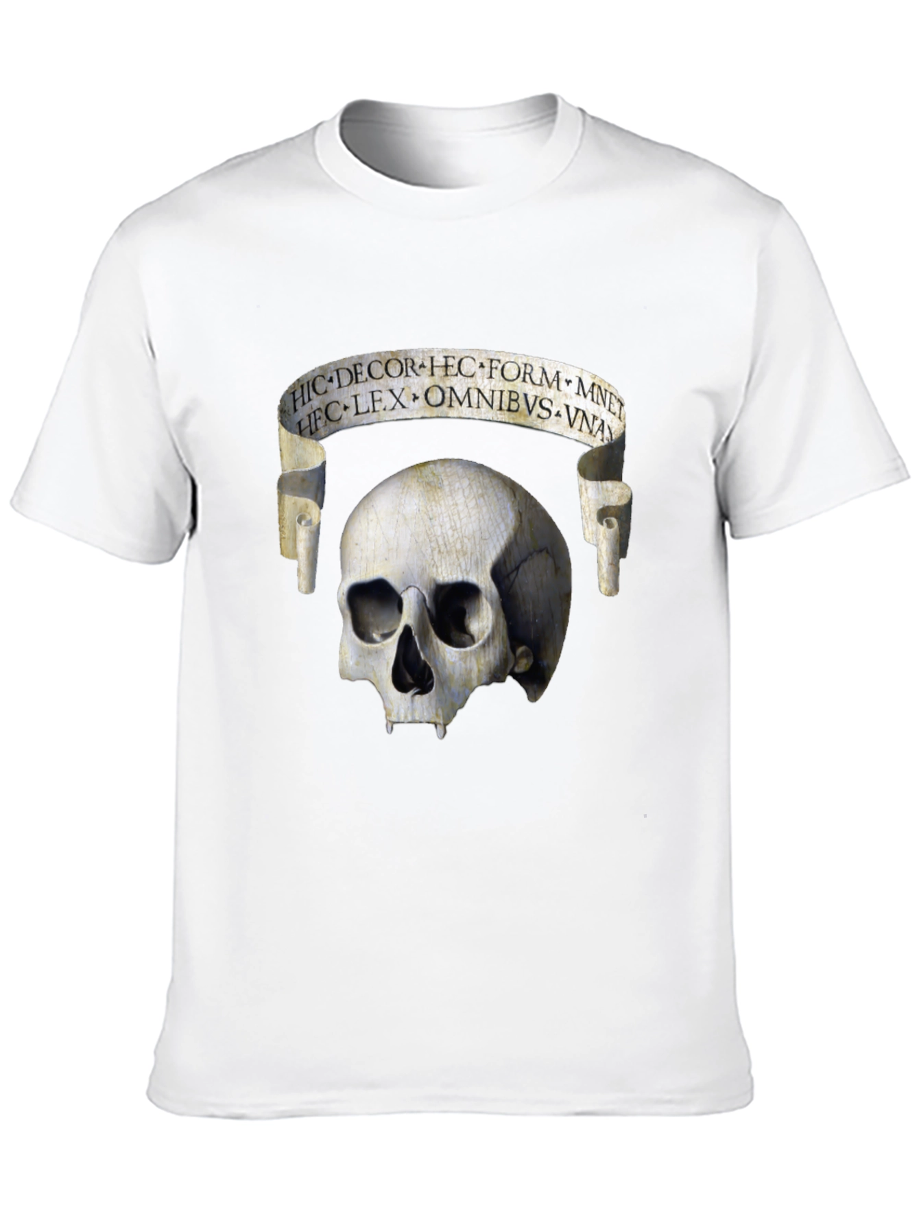 Black Skull & Scroll Graphic Tee - Memento Mori Fashion view 10