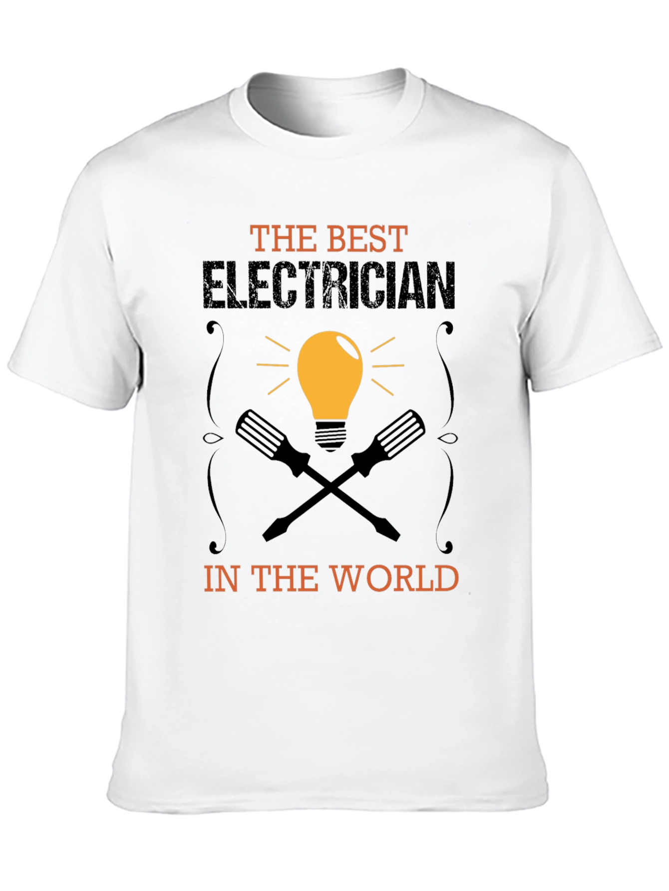 Black Best Electrician T-Shirt - Funny Electrician Gift view 10