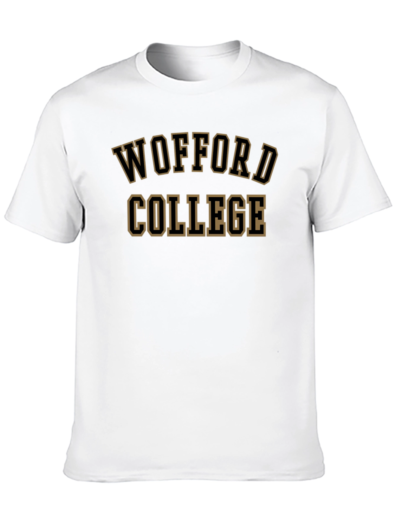 Black Wofford College T-Shirt Black view 10