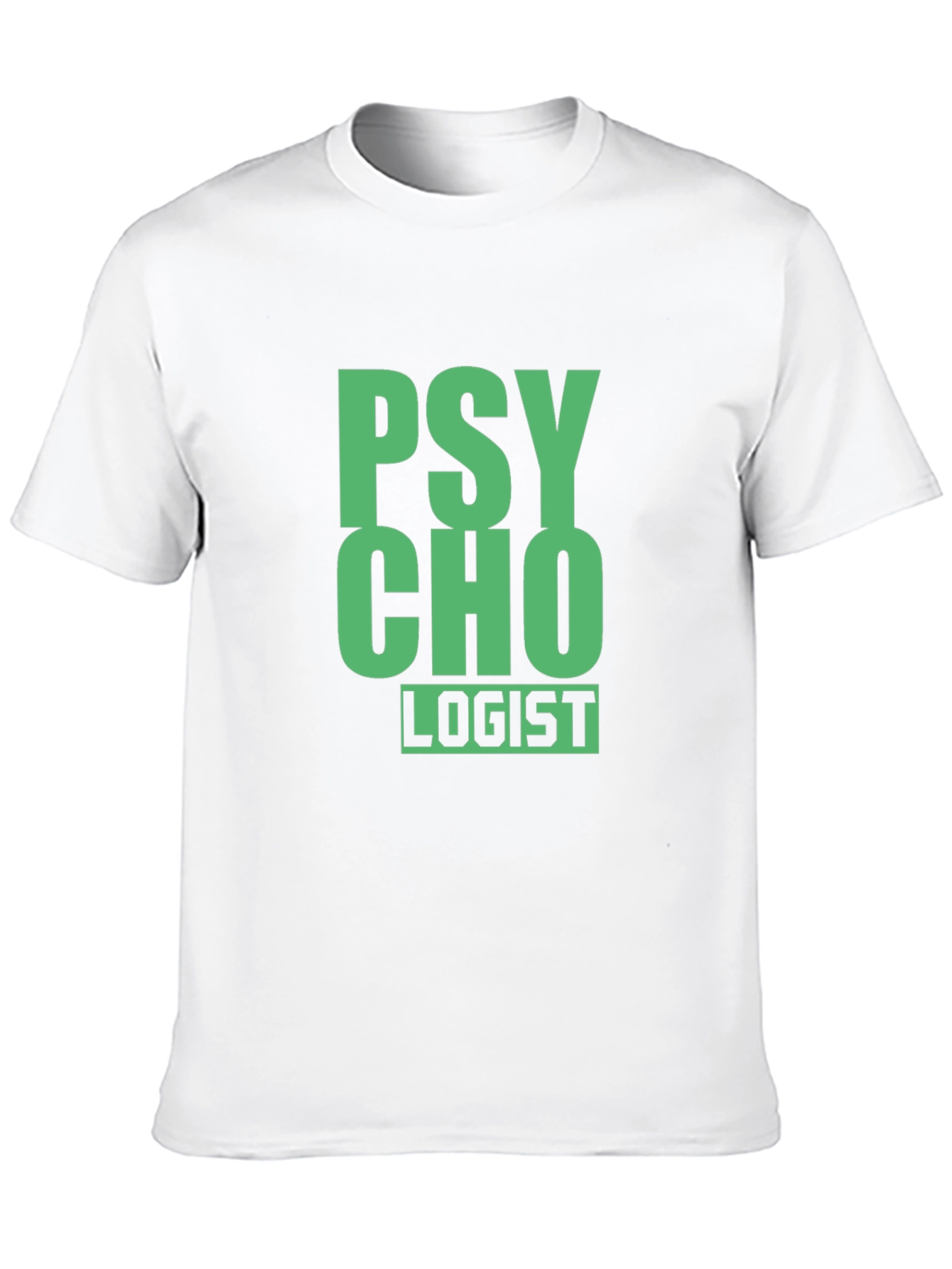 Black Psycho-Logist Graphic Tee - Black Cotton Blend view 10