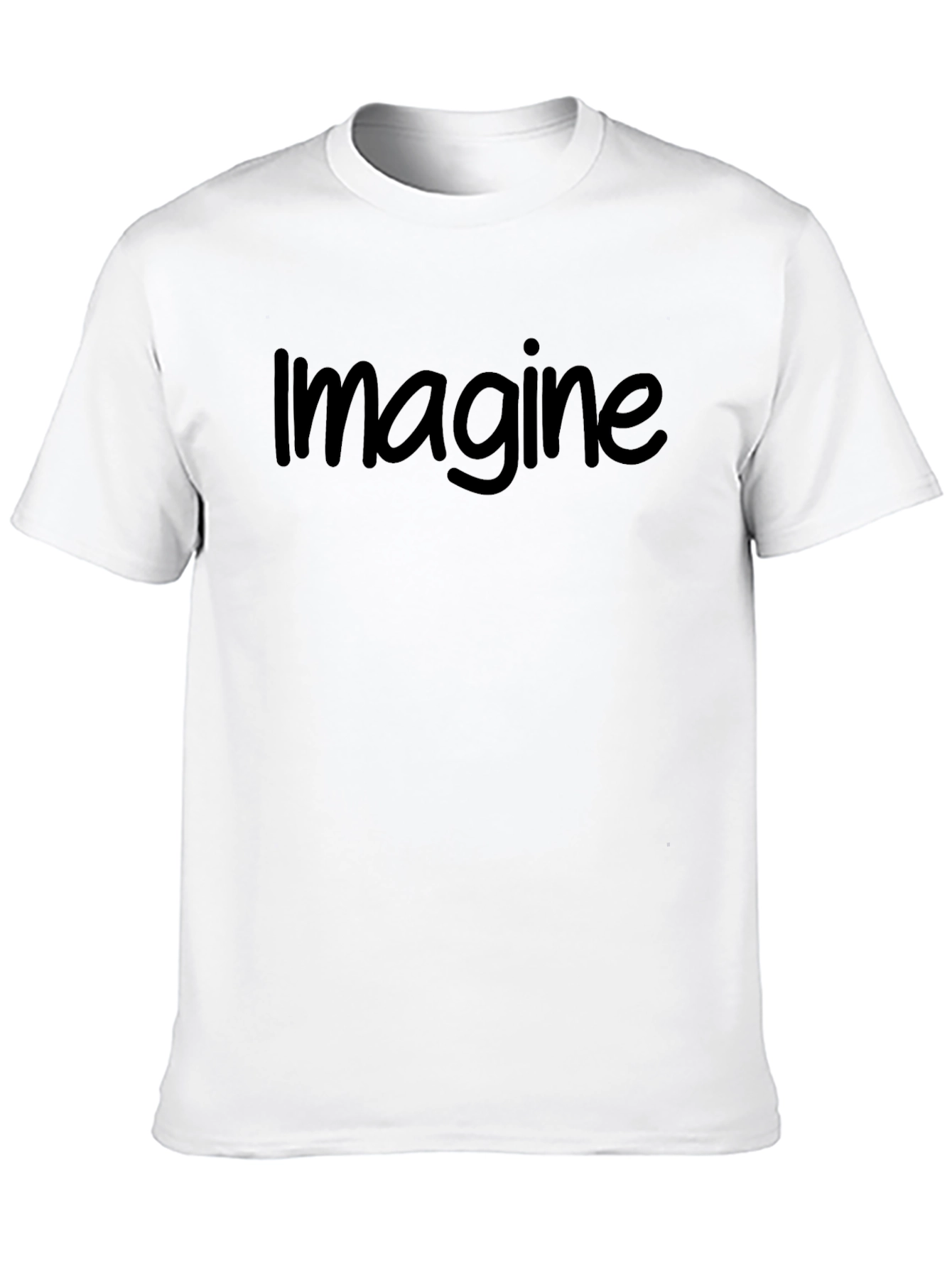 Black Imagine Graphic Black T-Shirt view 10
