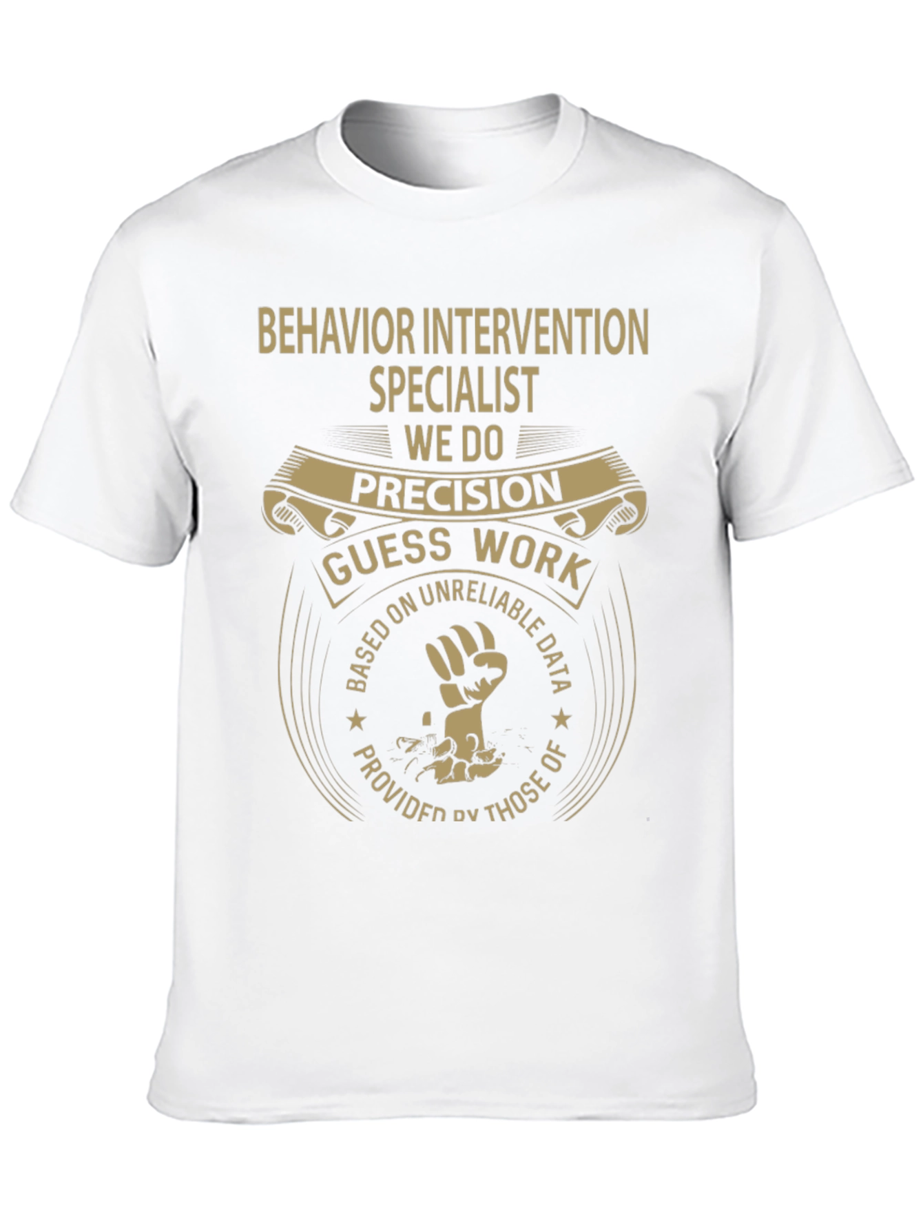 Black Behavior Intervention Specialist T-Shirt view 10