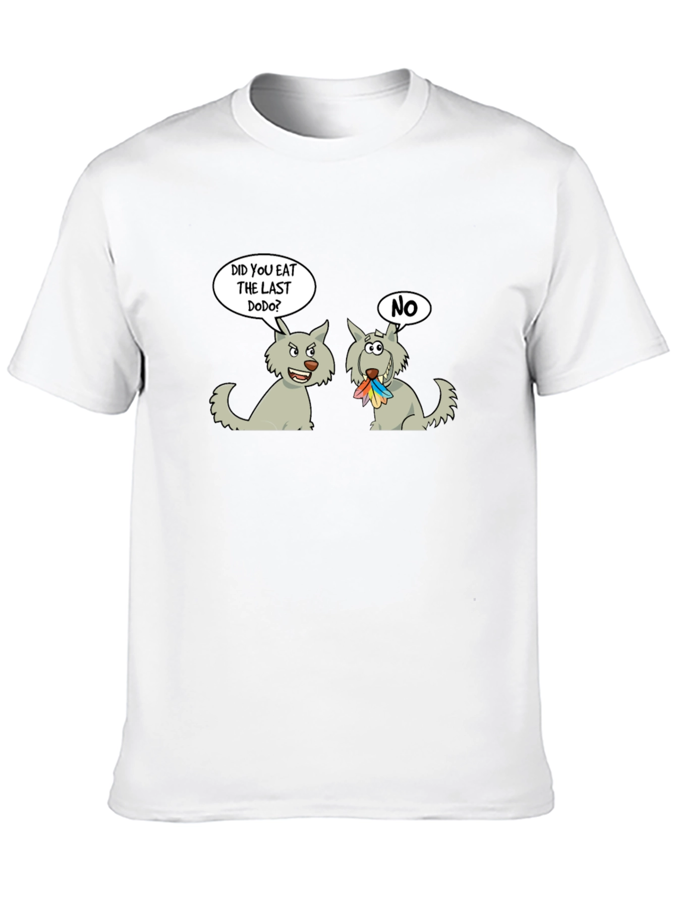 Black Funny Did You Eat the Last Dodo Black T-Shirt view 10