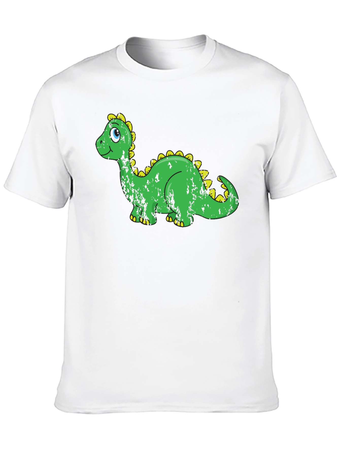 Black Cartoon Dinosaur Graphic Print T-Shirt view 10