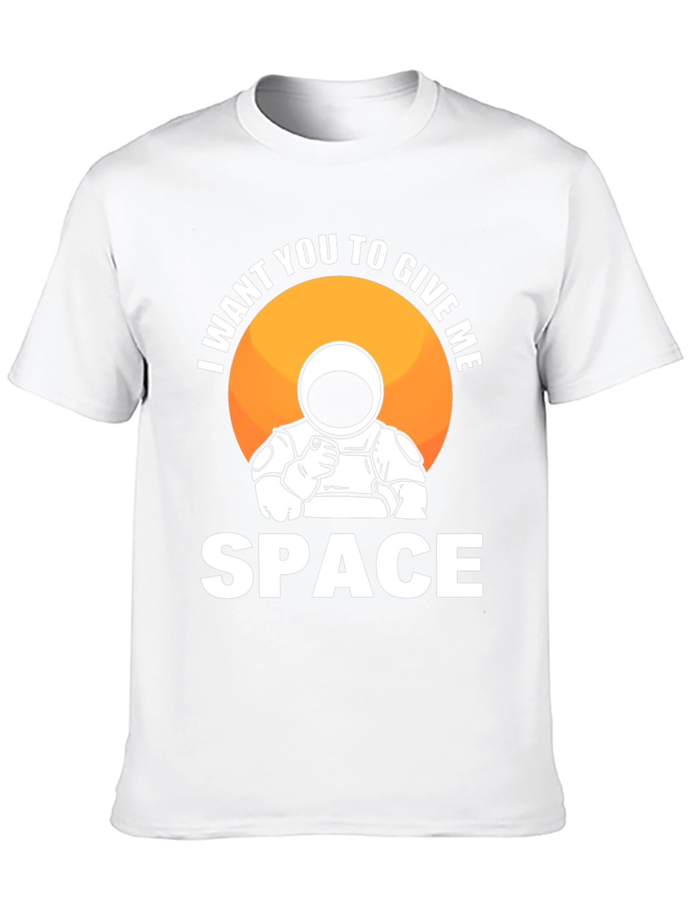 Black Give Me Space Astronaut Graphic Tee view 10
