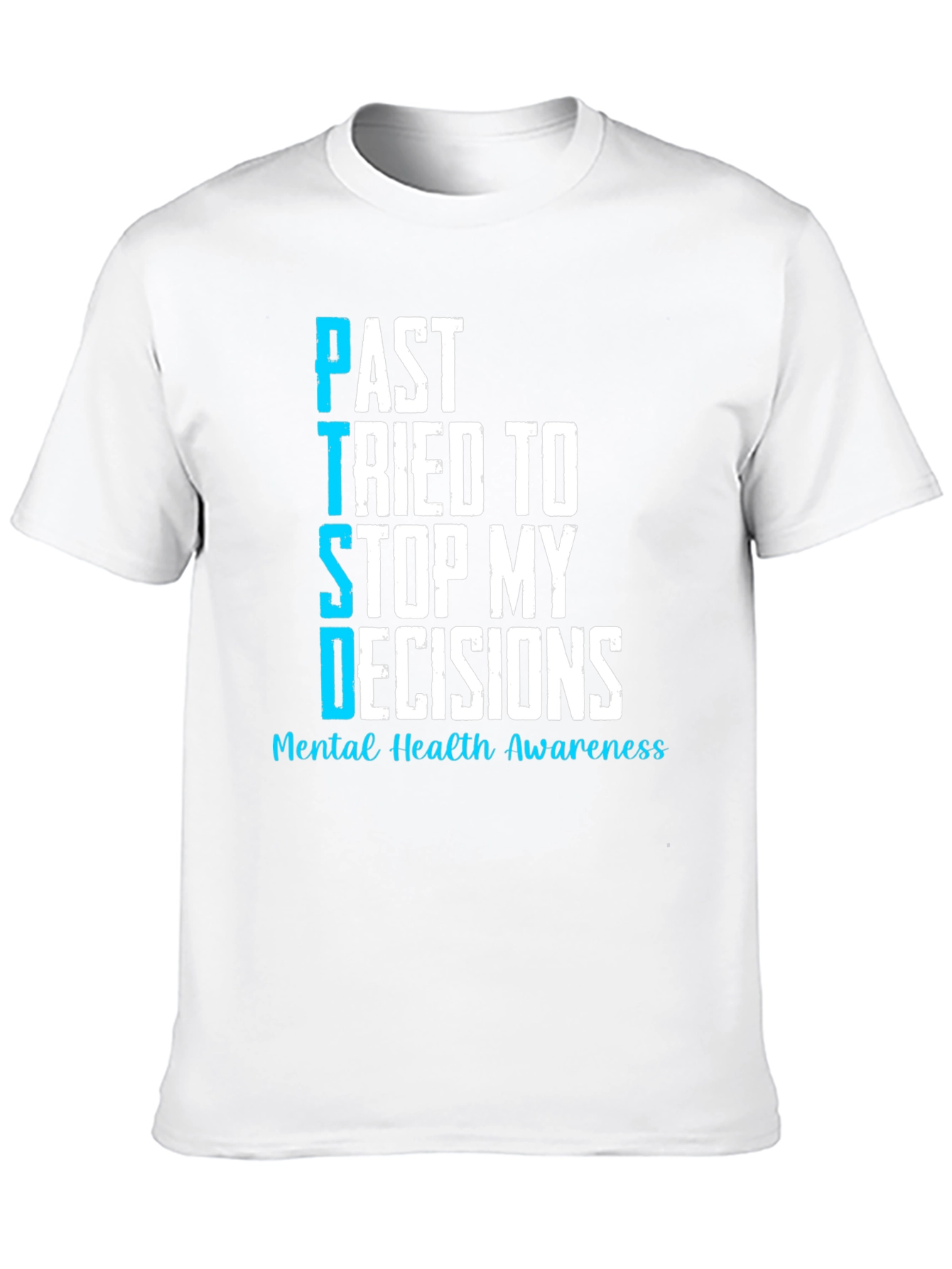 Black Mental Health Awareness PTSD T-Shirt view 10