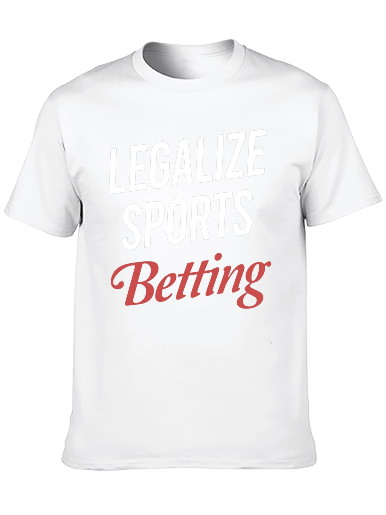 Black Legalize Sports Betting T-Shirt - Black view 10