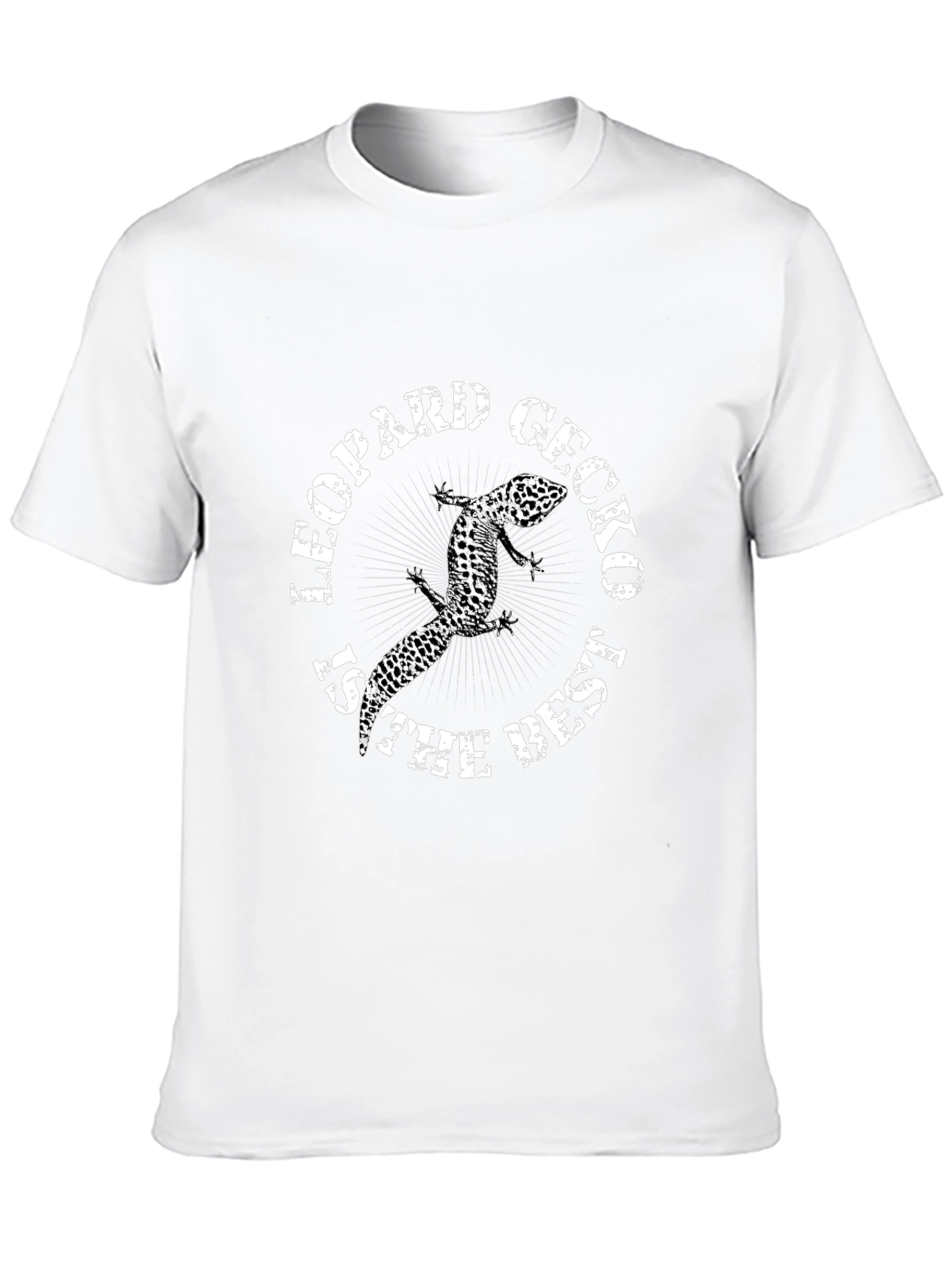 Black Leopard Gecko T-Shirt - "Is The Best" Graphic Tee view 10