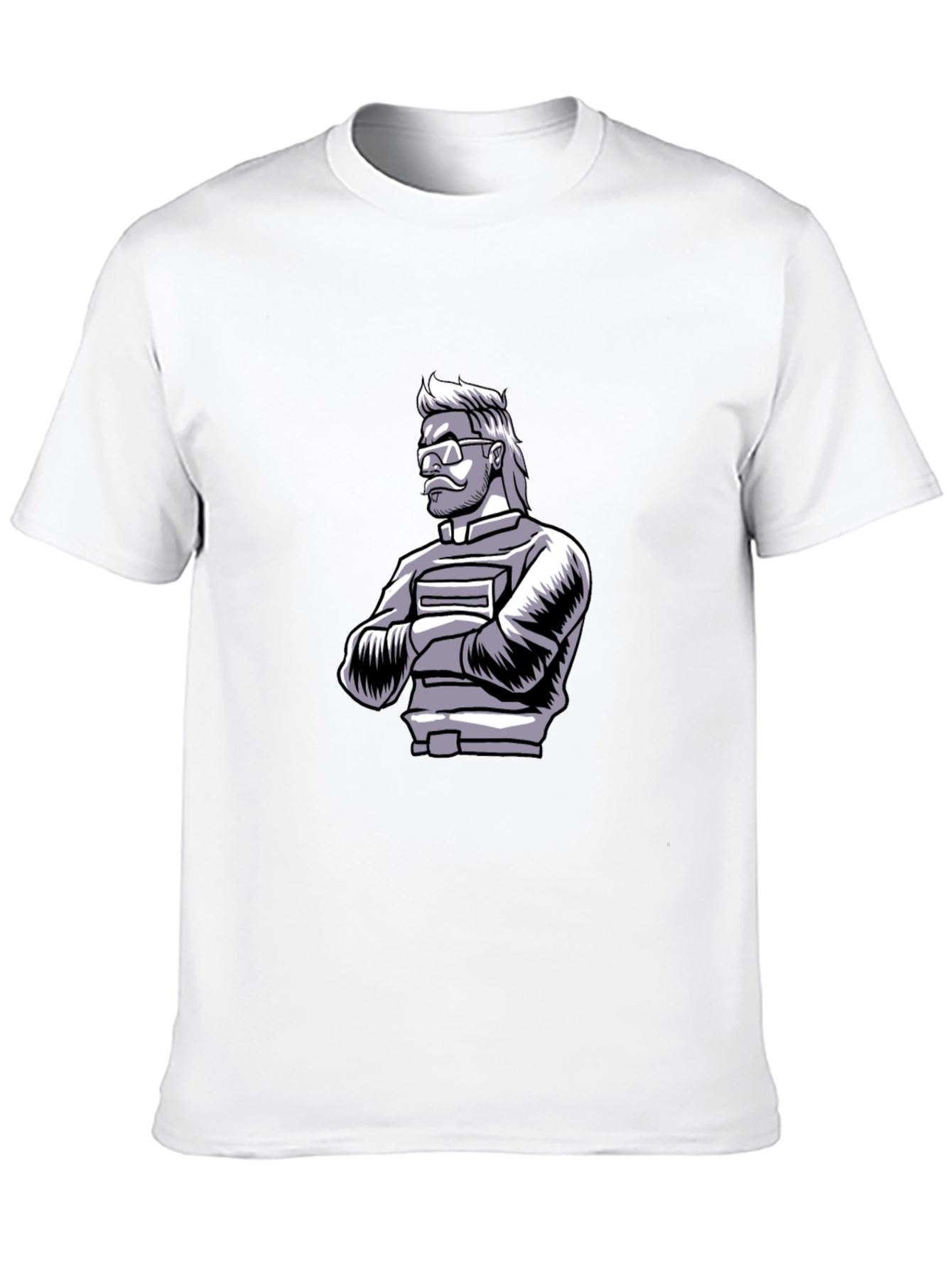 Black Cool Graphic Print Black T-Shirt view 10