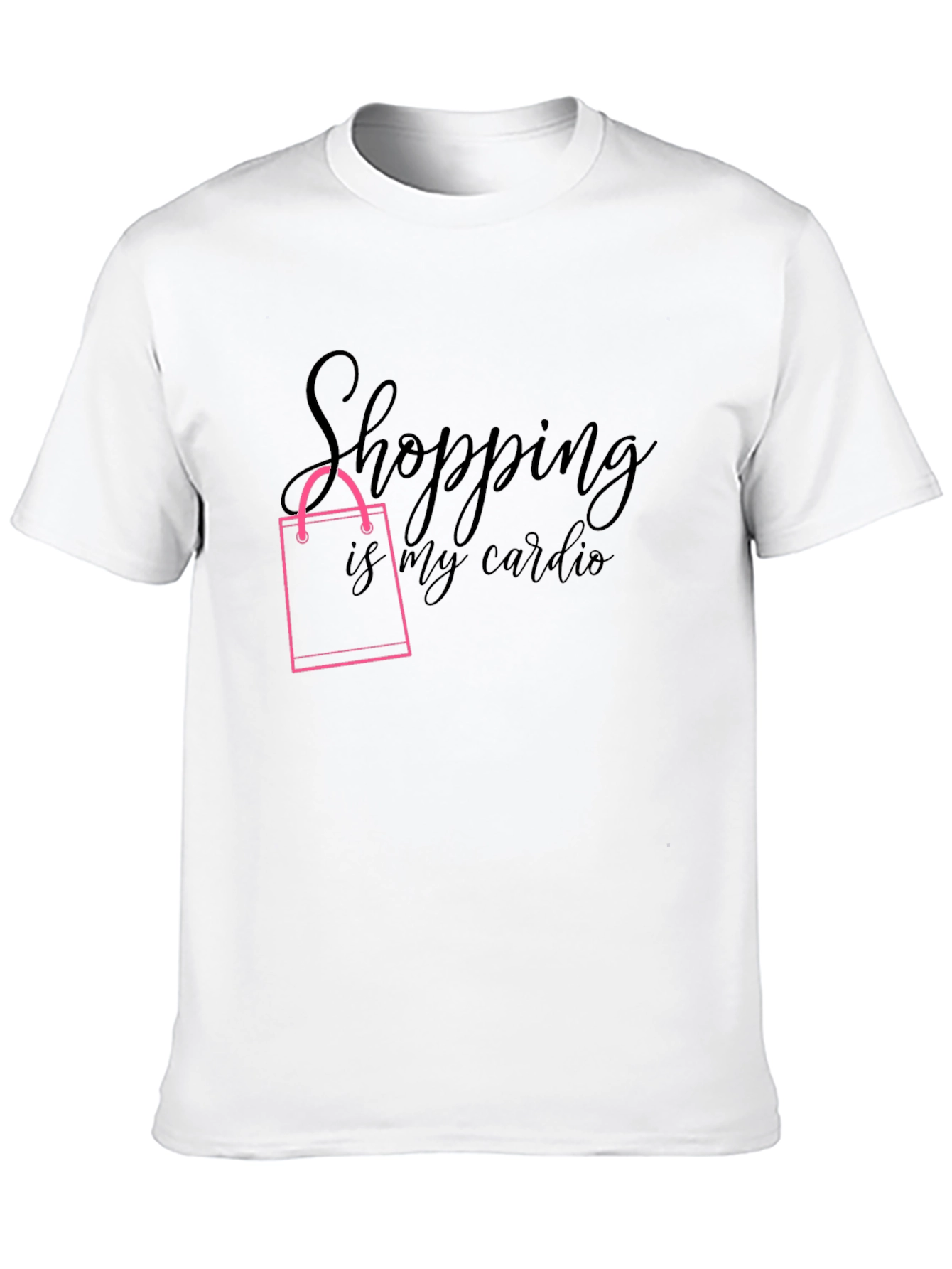 Black Shopping Is My Cardio Graphic Tee view 10