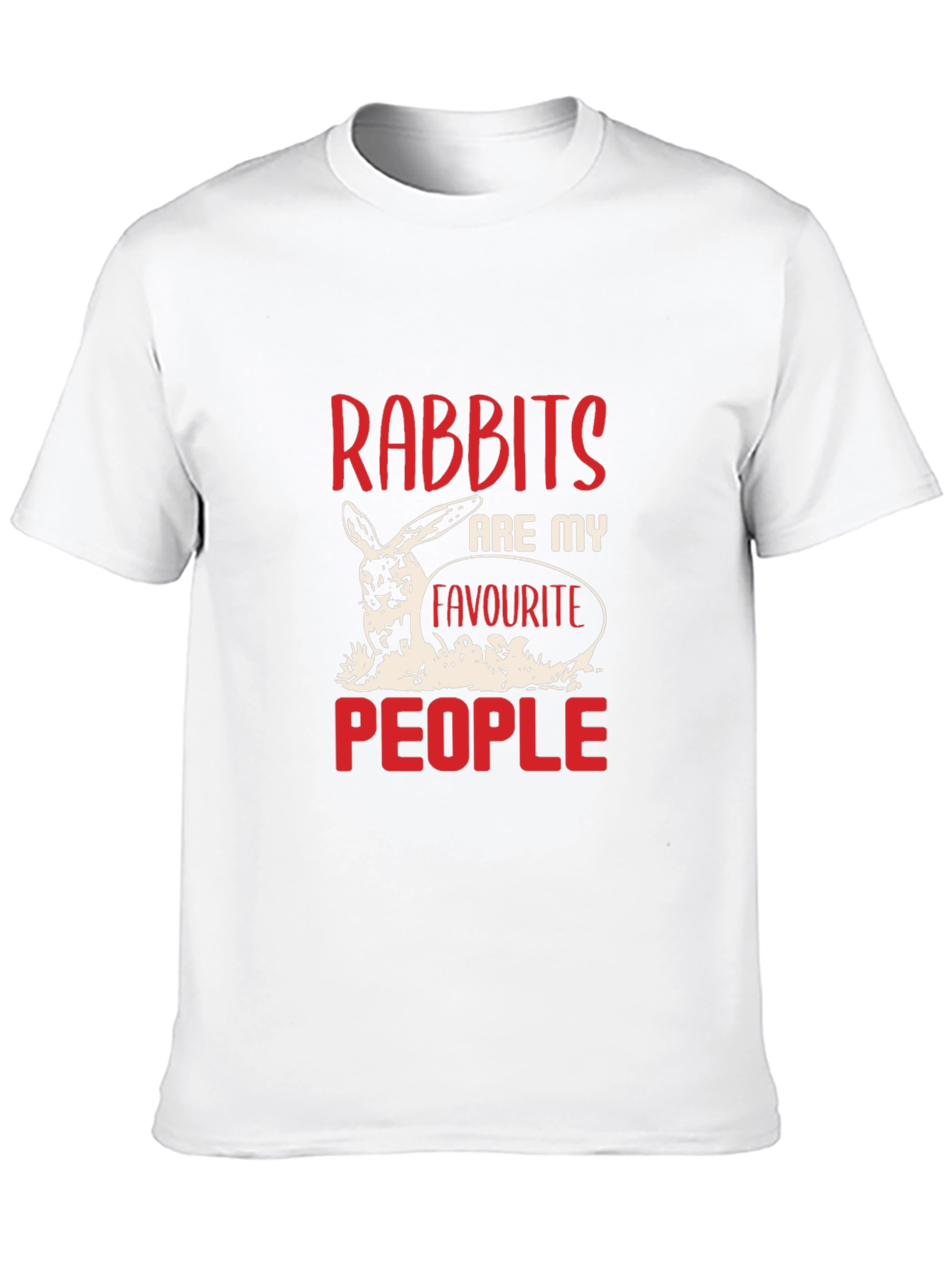 Black Rabbits Are My Favorite People T-Shirt view 10