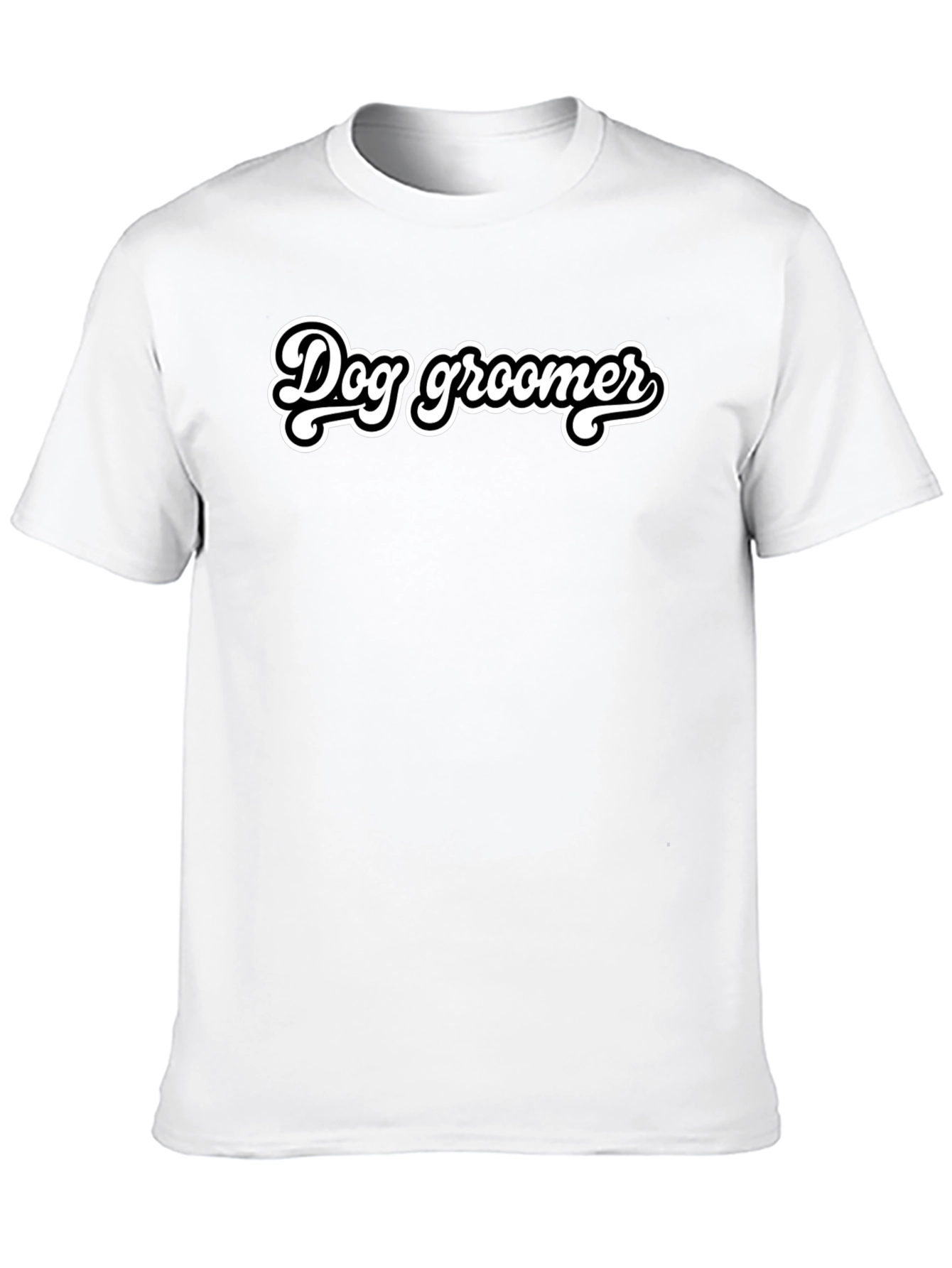 Black Dog Groomer T-Shirt - Stylish Pet Care Apparel view 10
