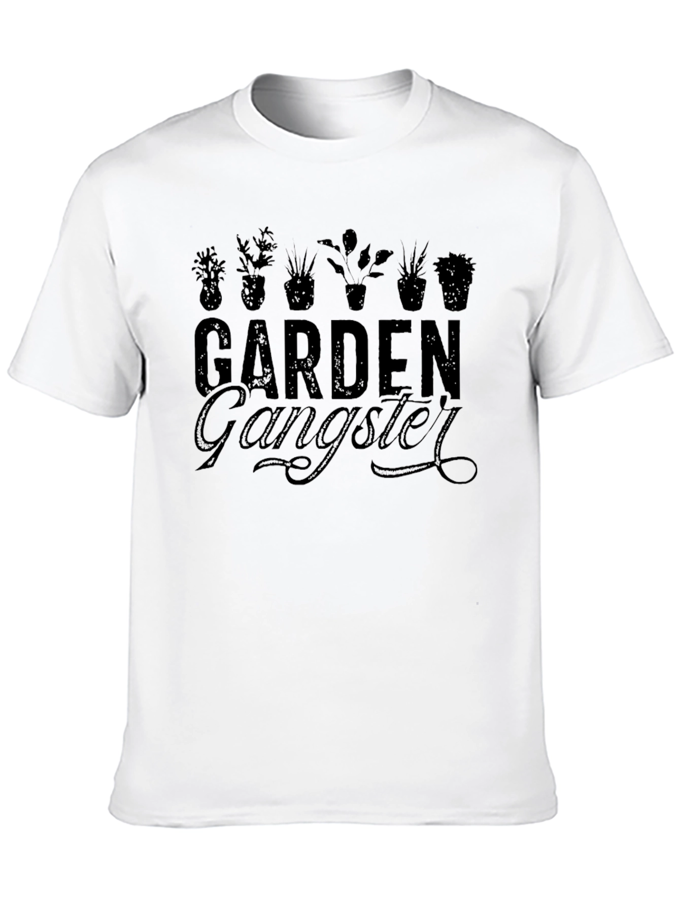 Black Garden Gangster T-Shirt - Gardening Lover Tee view 10