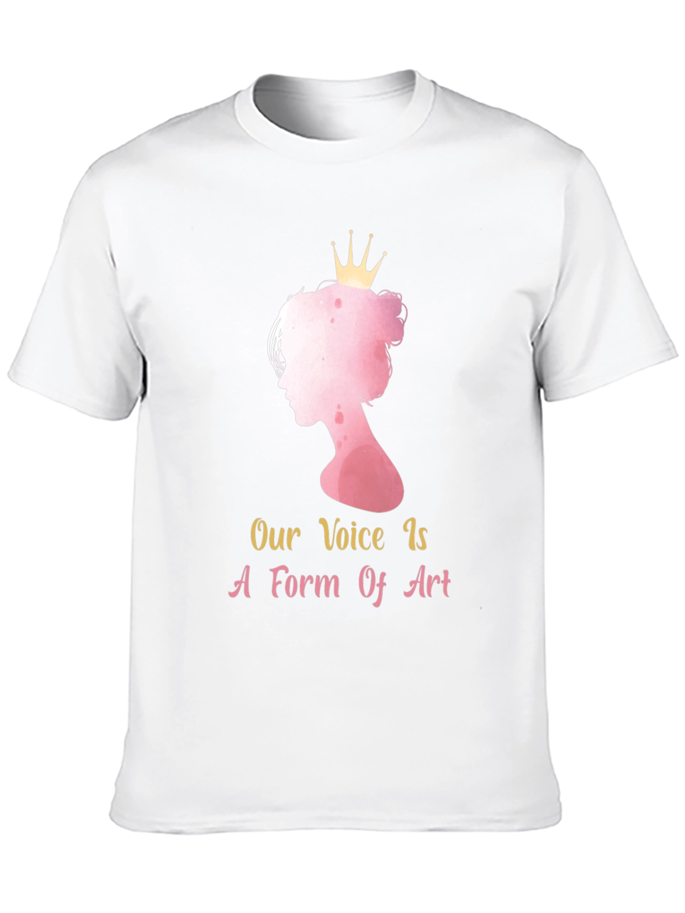 Black Feminist Art T-Shirt - Our Voice is Art view 10