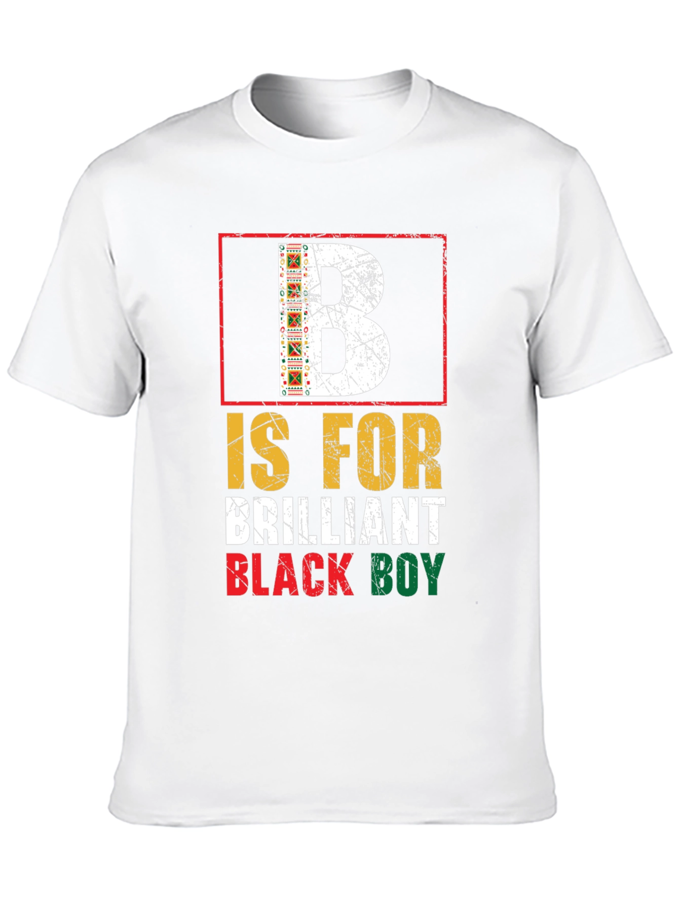 Black Brilliant Black Boy Graphic T-Shirt view 10