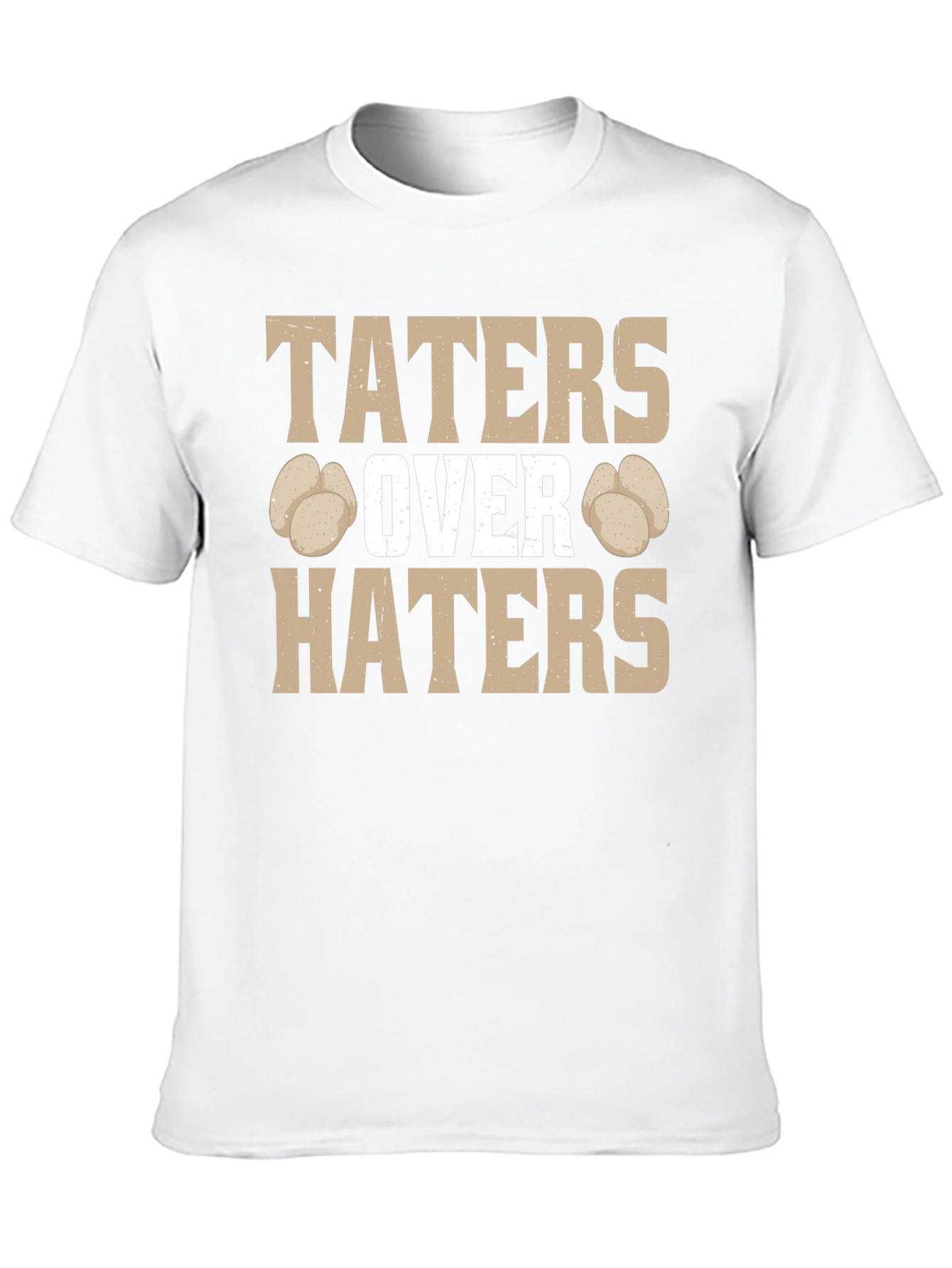 Black Taters Over Haters Graphic Tee view 10