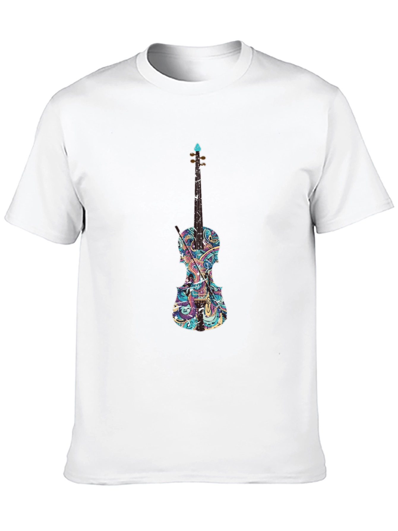 Black Violin Graphic Black T-Shirt - Music Lover Tee view 10