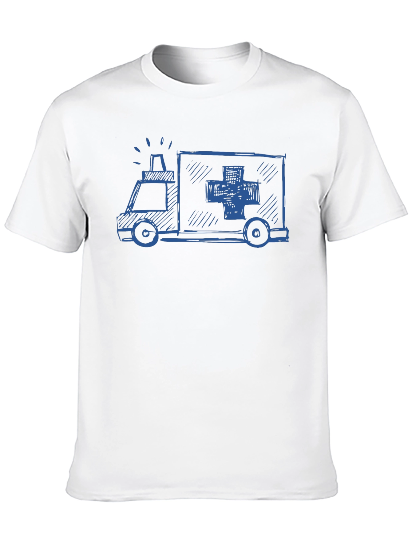 Black Ambulance Graphic T-Shirt - Black view 10