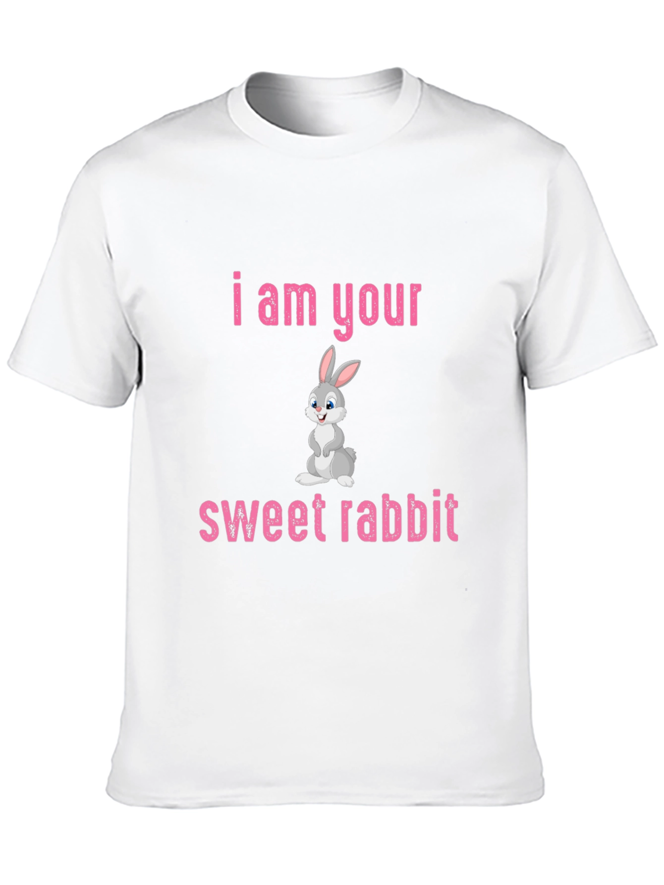 Black I am Your Sweet Rabbit Graphic T-Shirt view 10