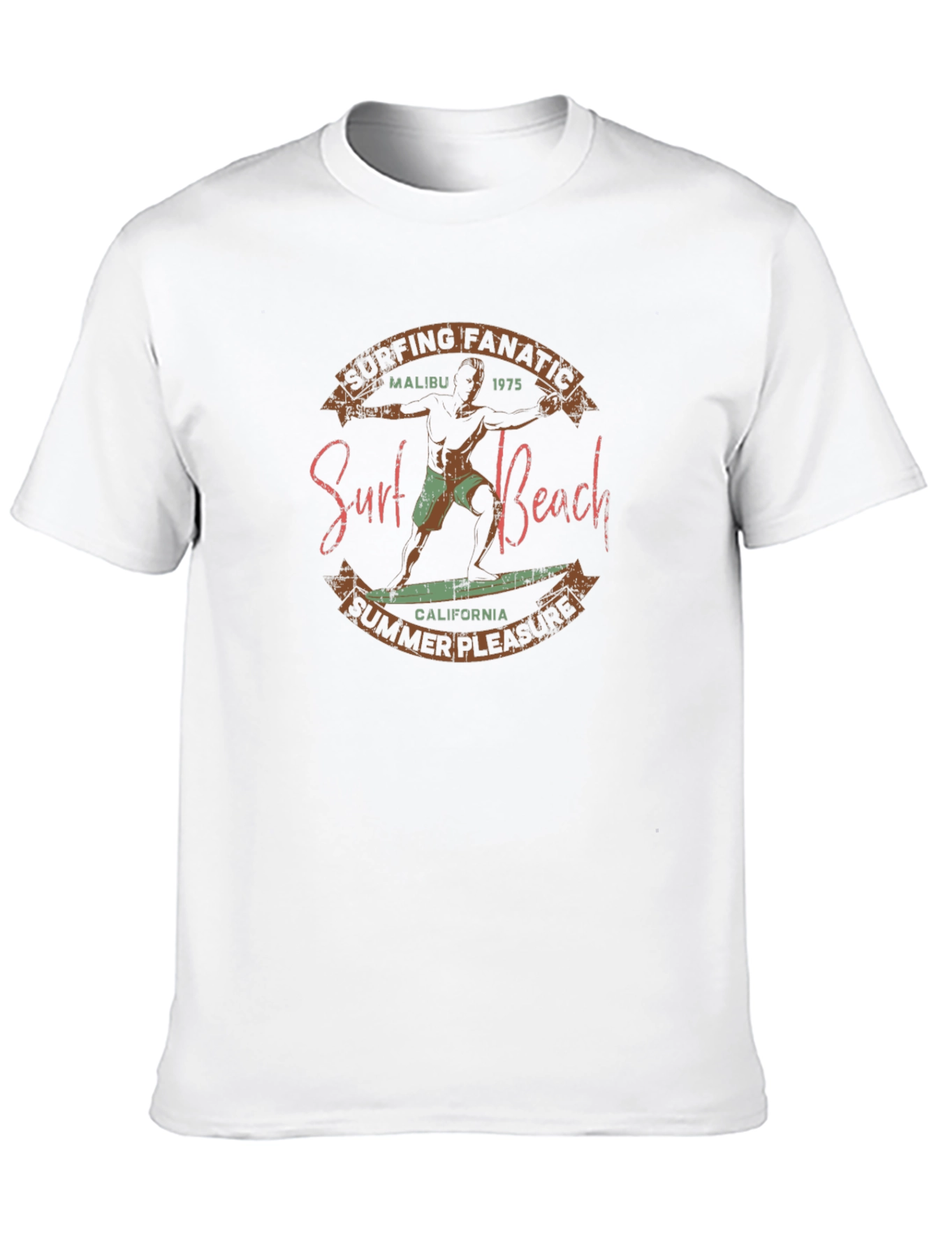 Black Surf Beach Graphic T-Shirt - Retro Style view 10