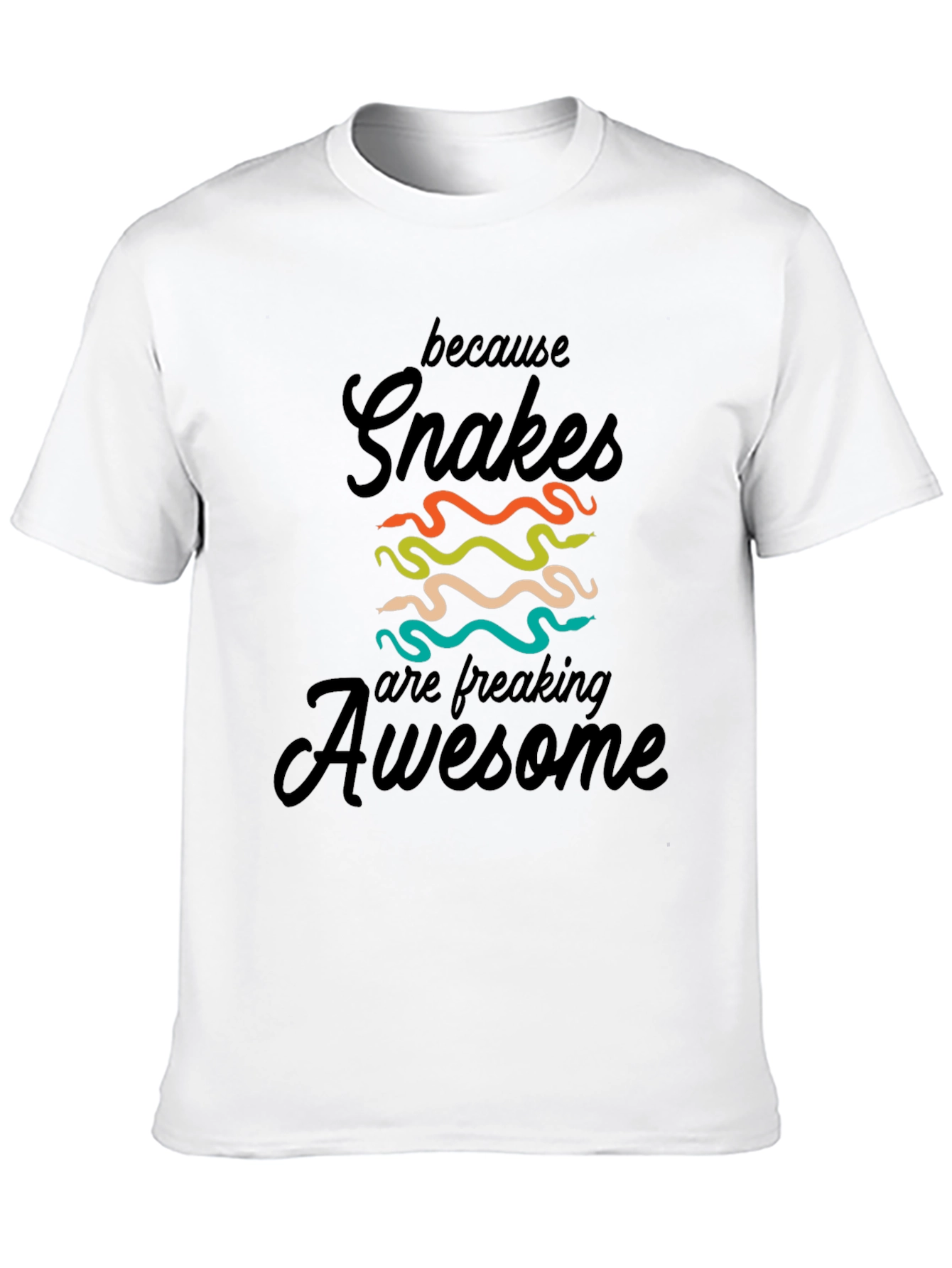 Black Snakes Are Awesome Graphic Tee view 10