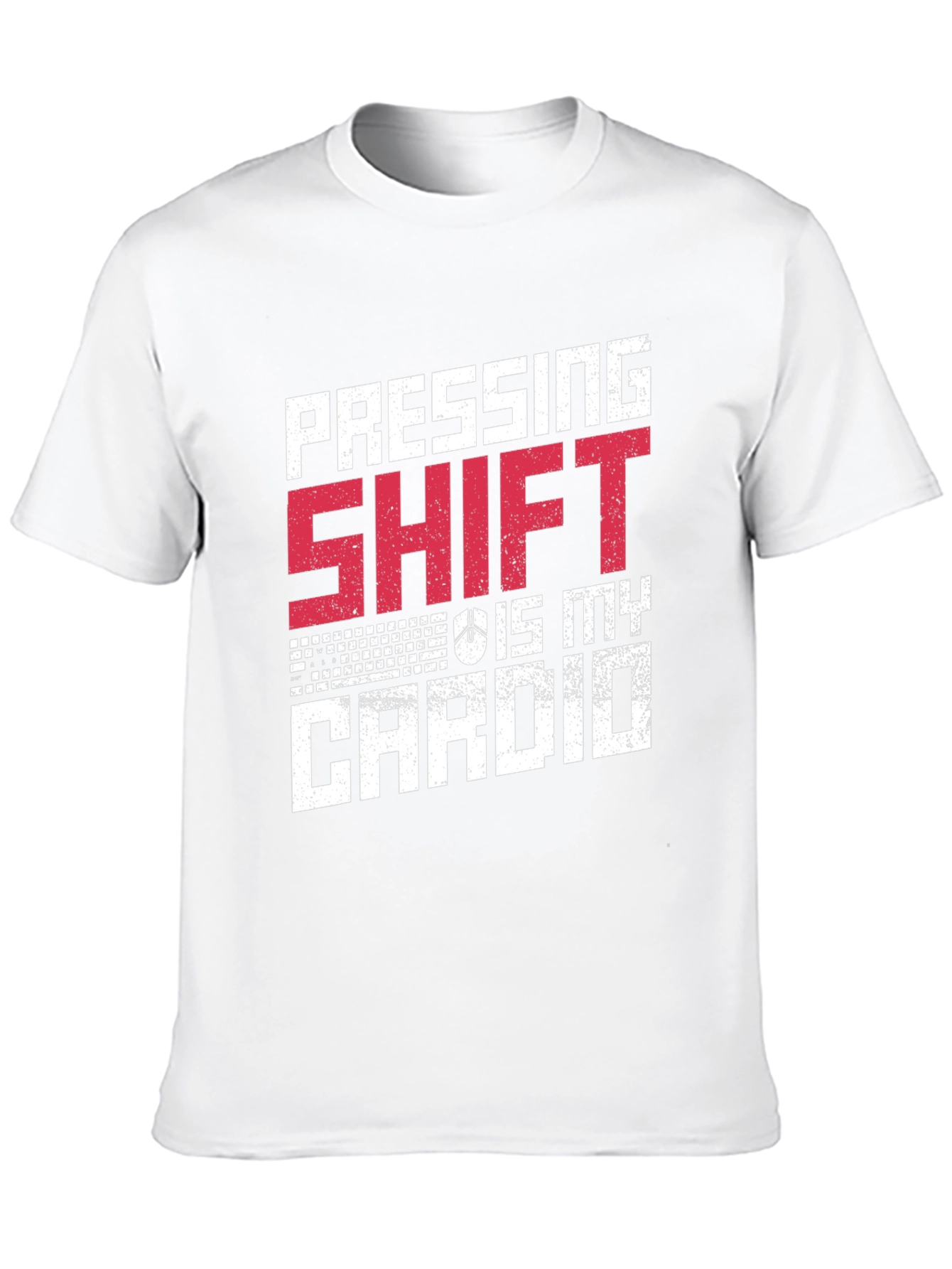 Black Pressing Shift is My Cardio Black T-Shirt view 10