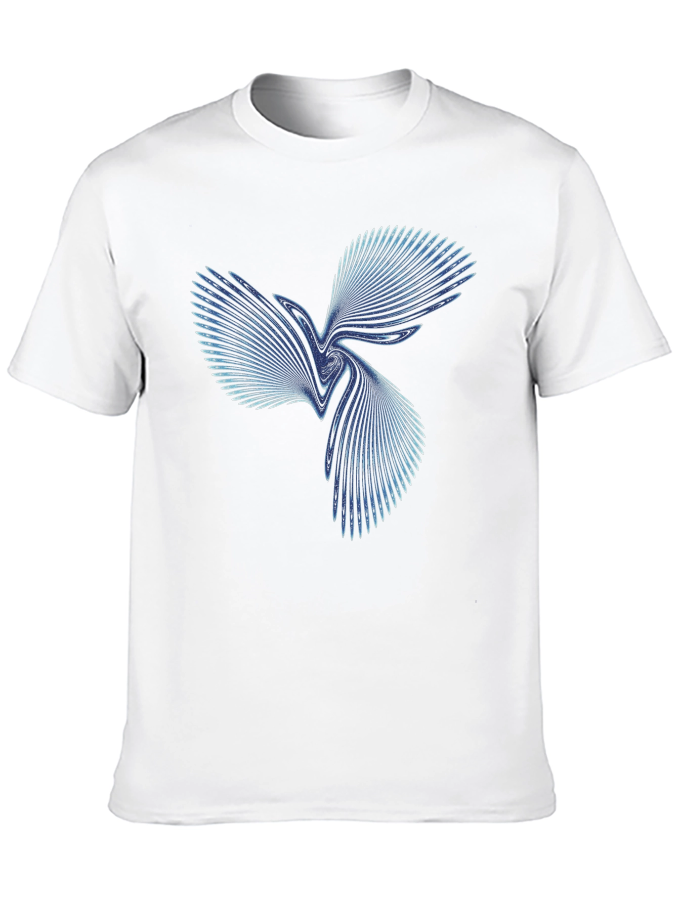 Black Abstract Swirl Graphic Tee - Stylish Black T-Shirt view 10