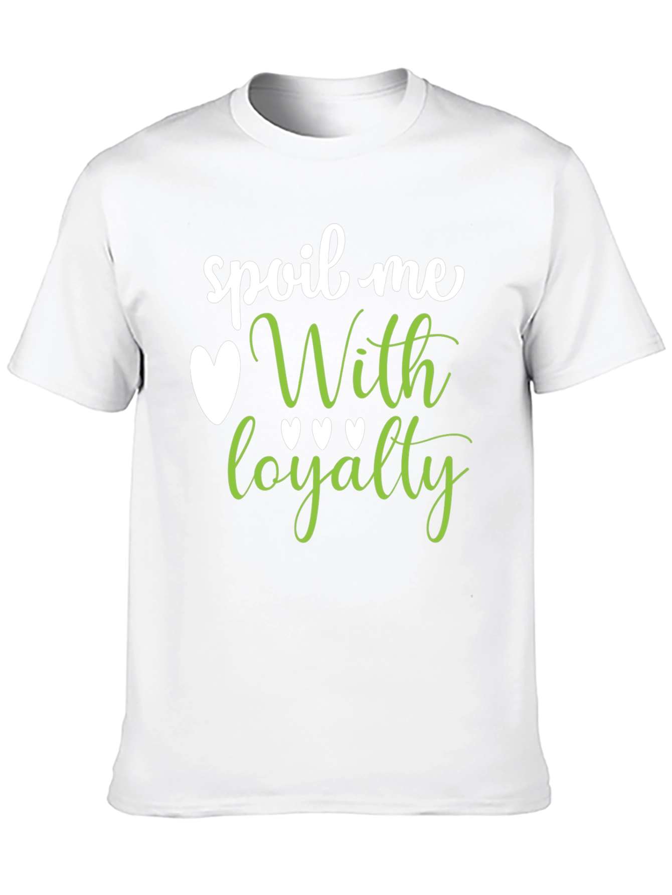 Black Spoil Me With Loyalty Graphic Tee - Black view 10