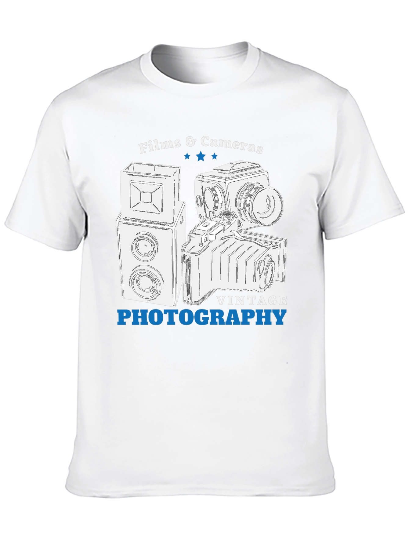 Vintage Photography T-Shirt | Films & Cameras Design - 10