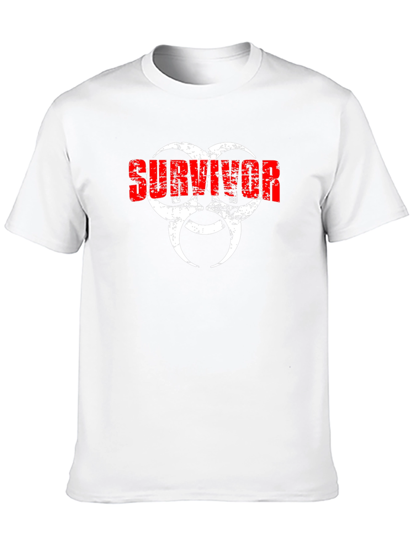 Black Survivor Biohazard Symbol T-Shirt view 10