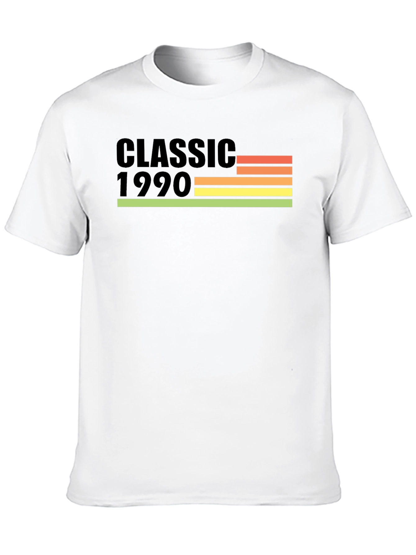 Black Classic 1990 Retro Birthday T-Shirt view 10