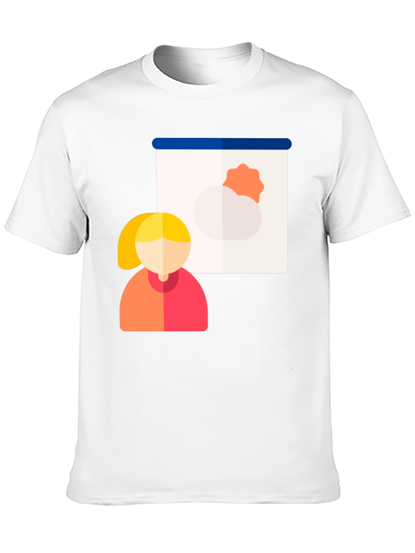 Black Weather Presenter Graphic T-Shirt view 10