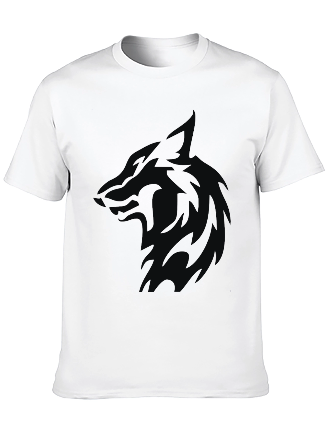 Black Stealth Wolf Graphic Tee - Mens Black T-Shirt view 10