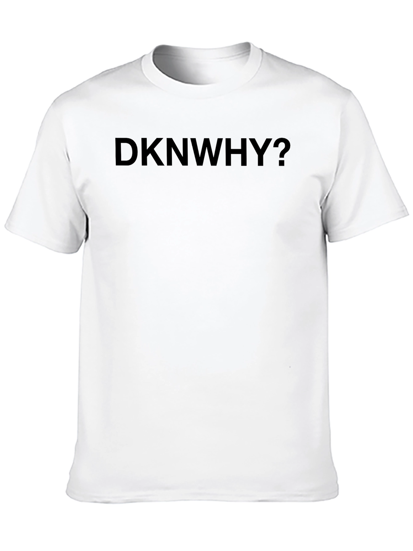 Black DKNWHY? Black Graphic Tee - Casual Style view 10