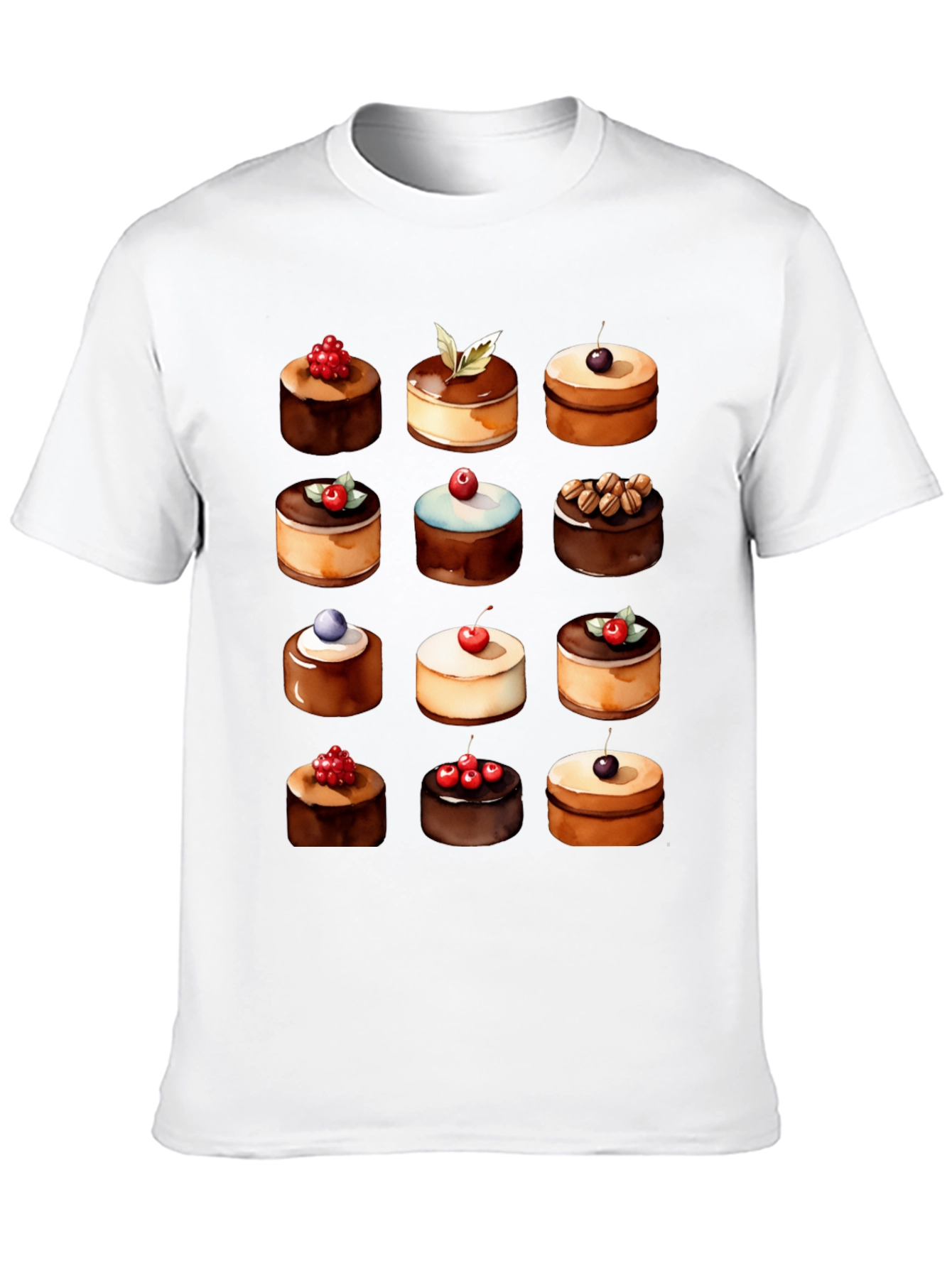Black Dessert Lover T-Shirt - Sweet Treat Design view 10