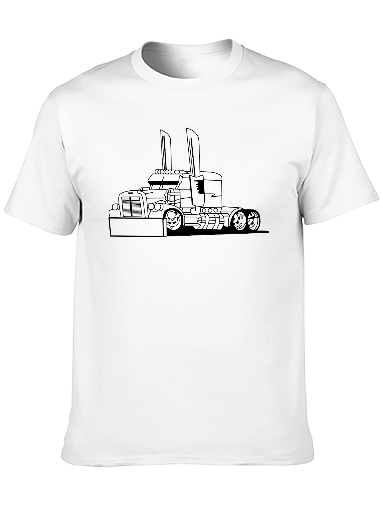Truck Graphic Black T-Shirt - 10