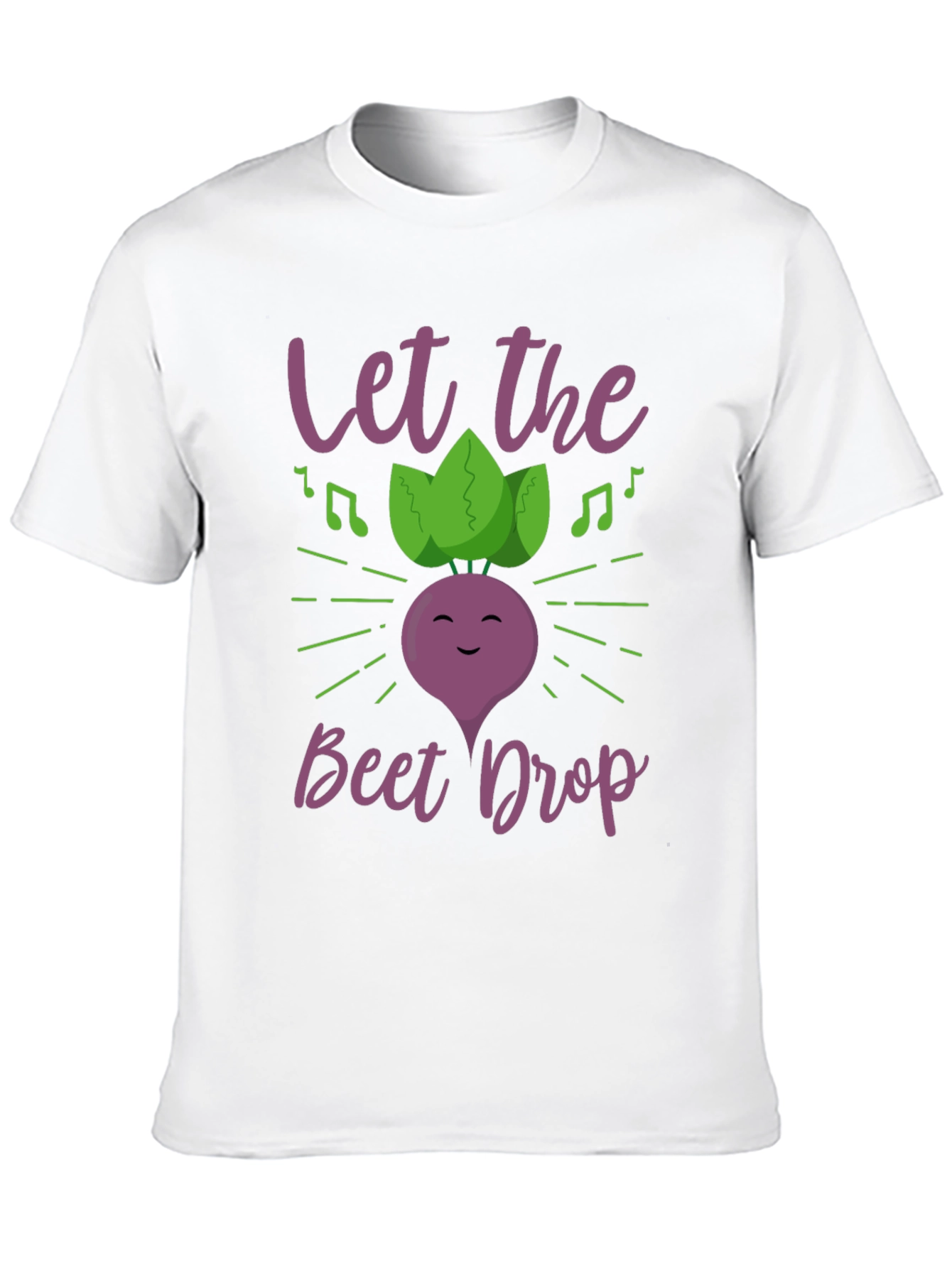 Black Let The Beet Drop Funny Music T-Shirt view 10