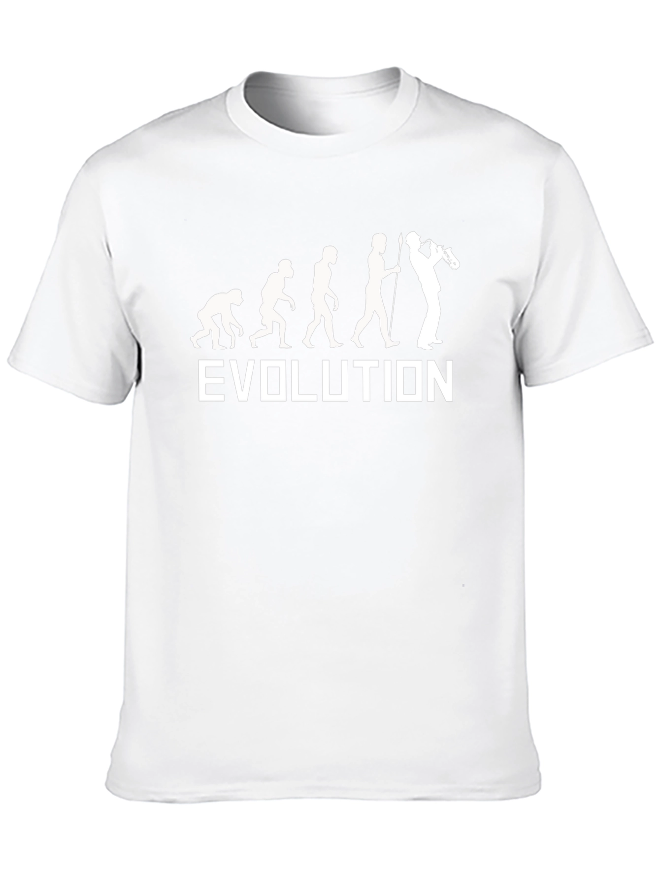 Black Evolution Saxophone T-Shirt - Black view 10