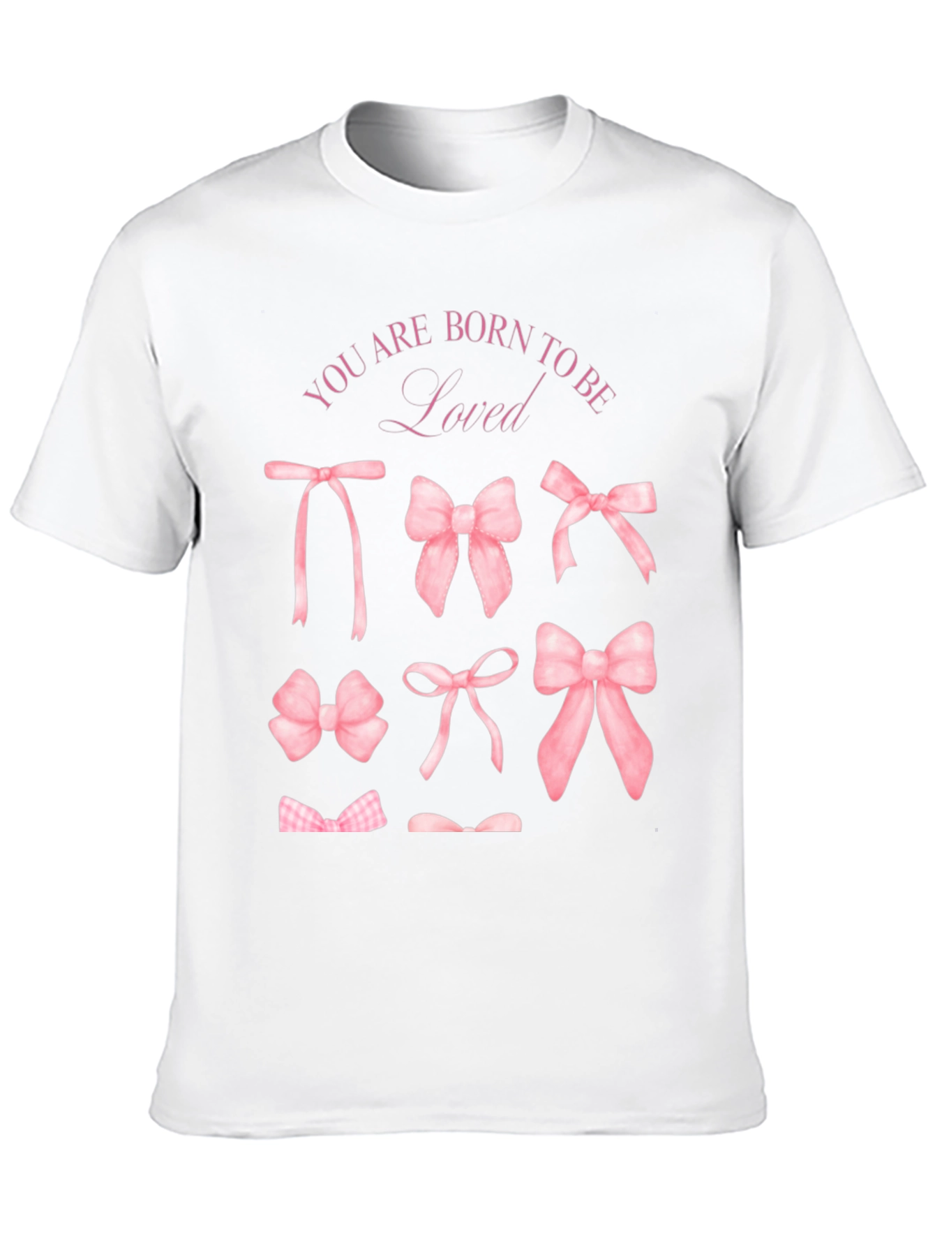 Black Born to Be Loved Bow T-Shirt view 10