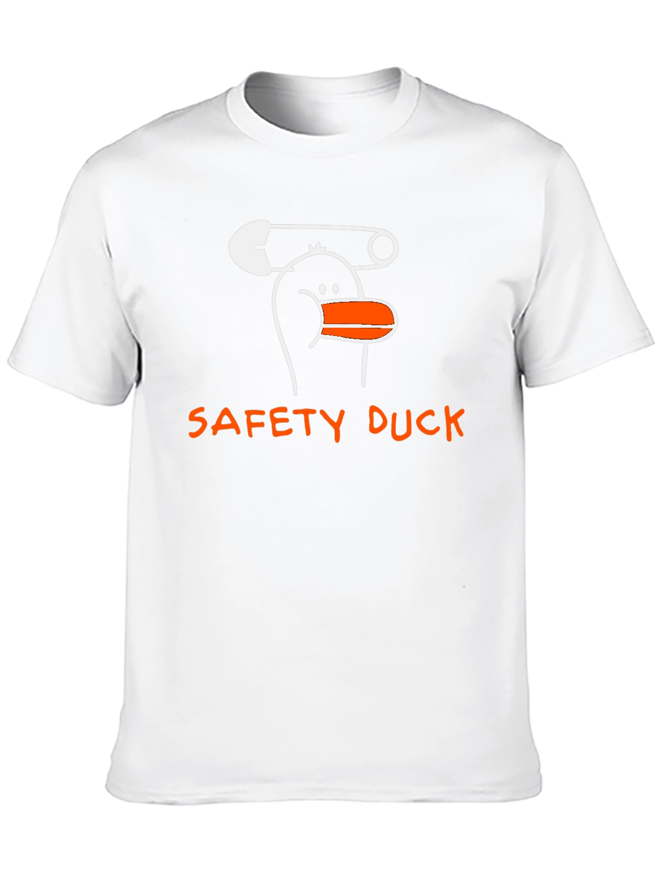Black Safety Duck Graphic T-Shirt - Unique Cartoon Design view 10