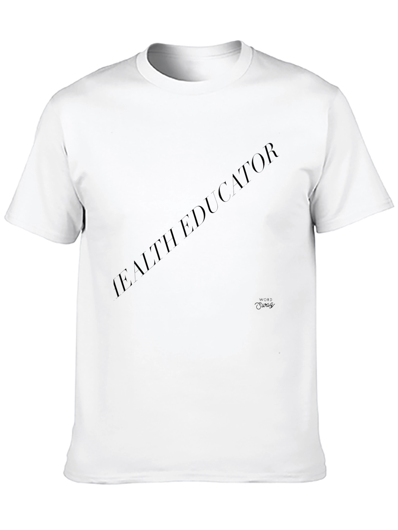 Black Health Educator Tee - Stylish Black T-Shirt view 10