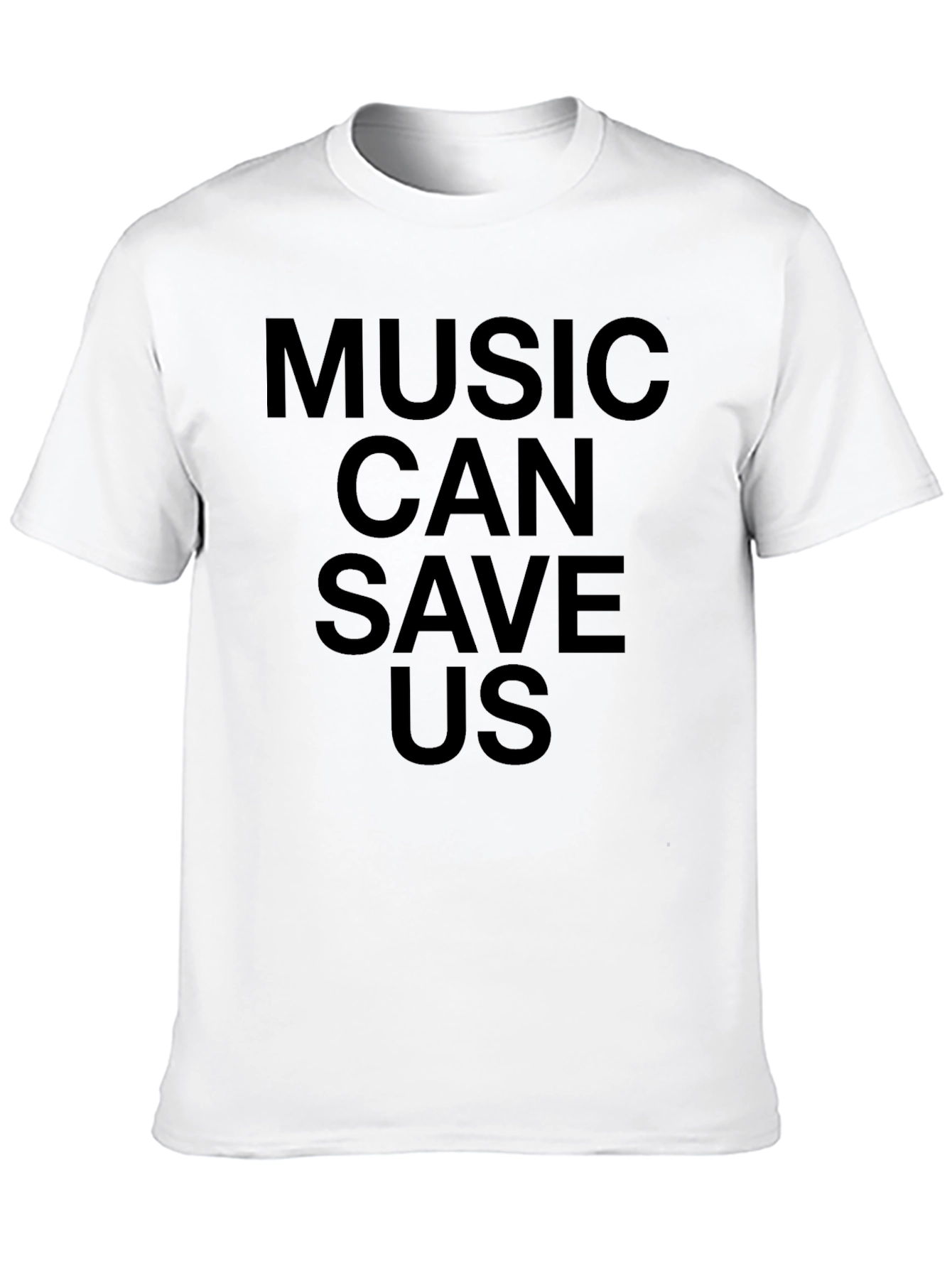 Black Music Can Save Us Graphic Tee - Black T-Shirt view 10