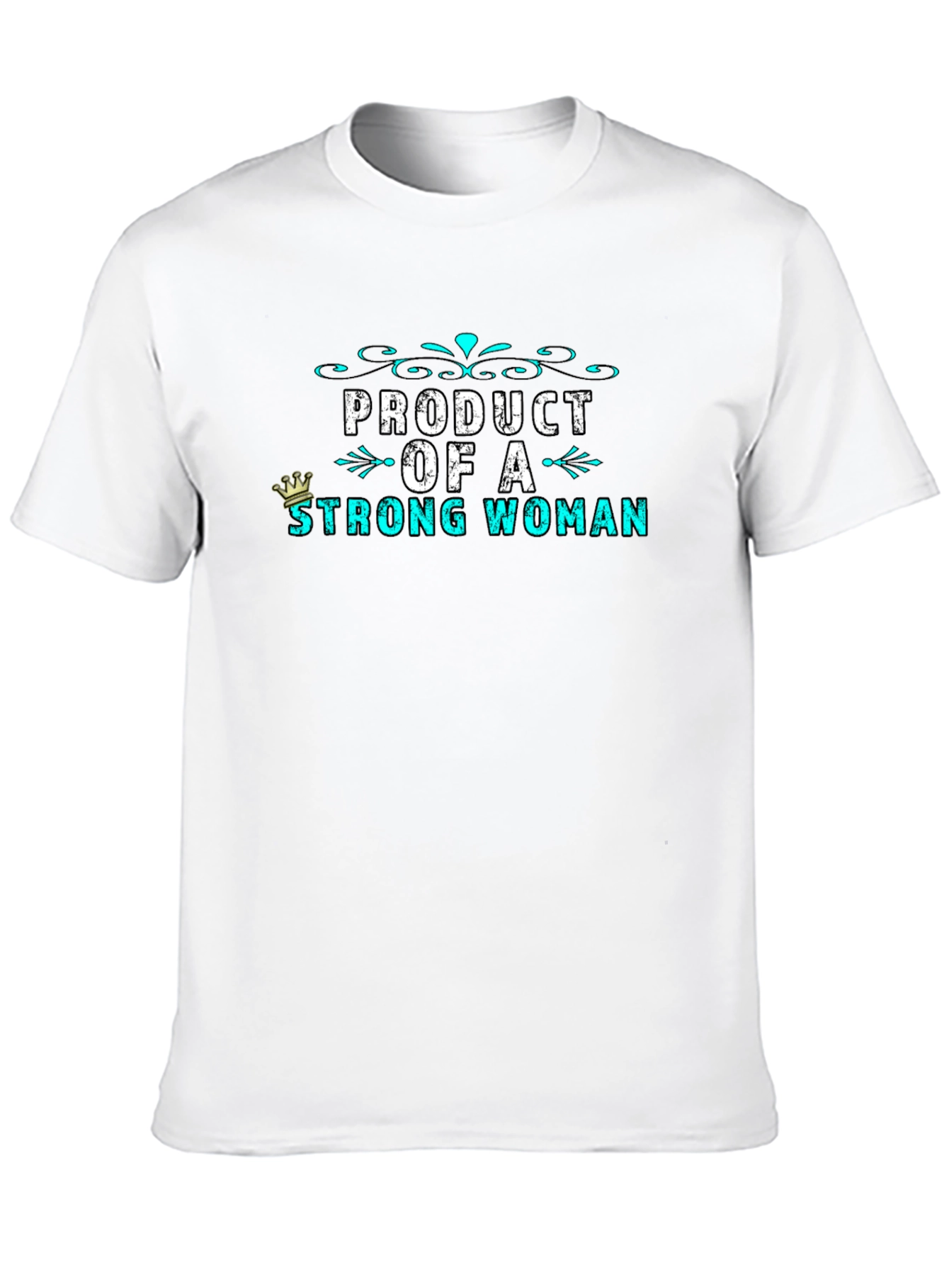 Black Product of a Strong Woman Graphic Tee view 10