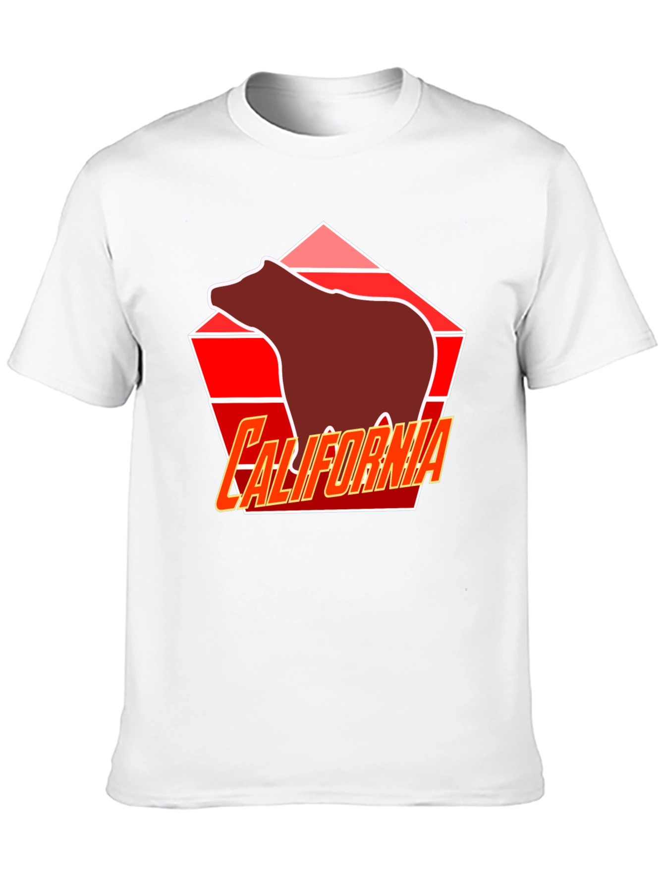 Black California Bear Graphic Tee - Black view 10